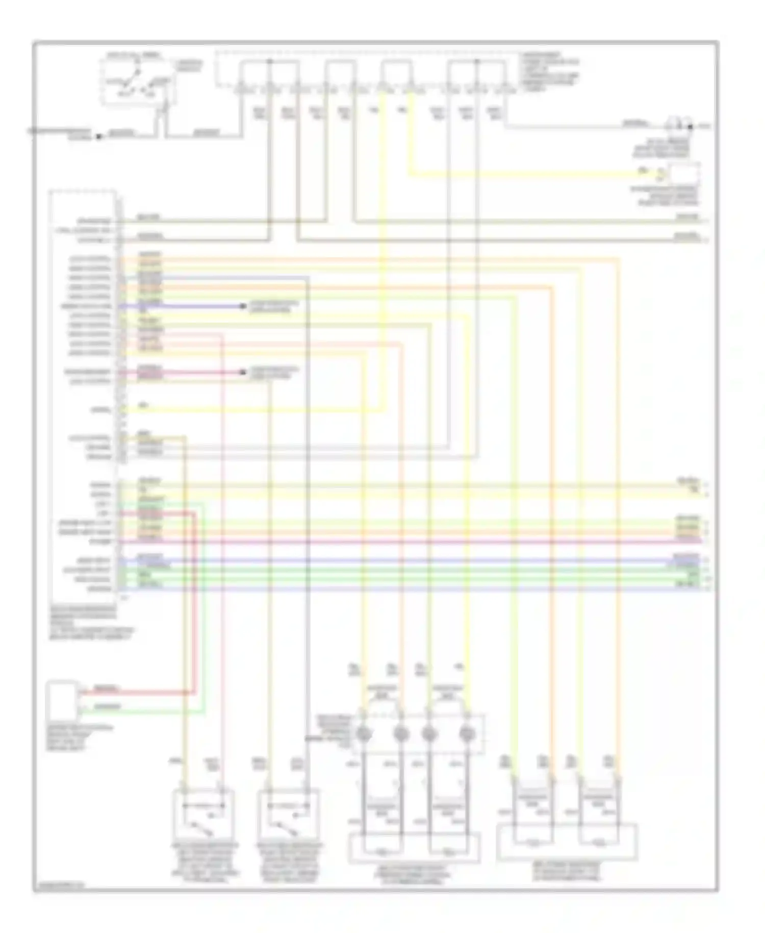 Vibe Pontiac I (2002-2004): Supplemental restraints circuit (1 of 2)