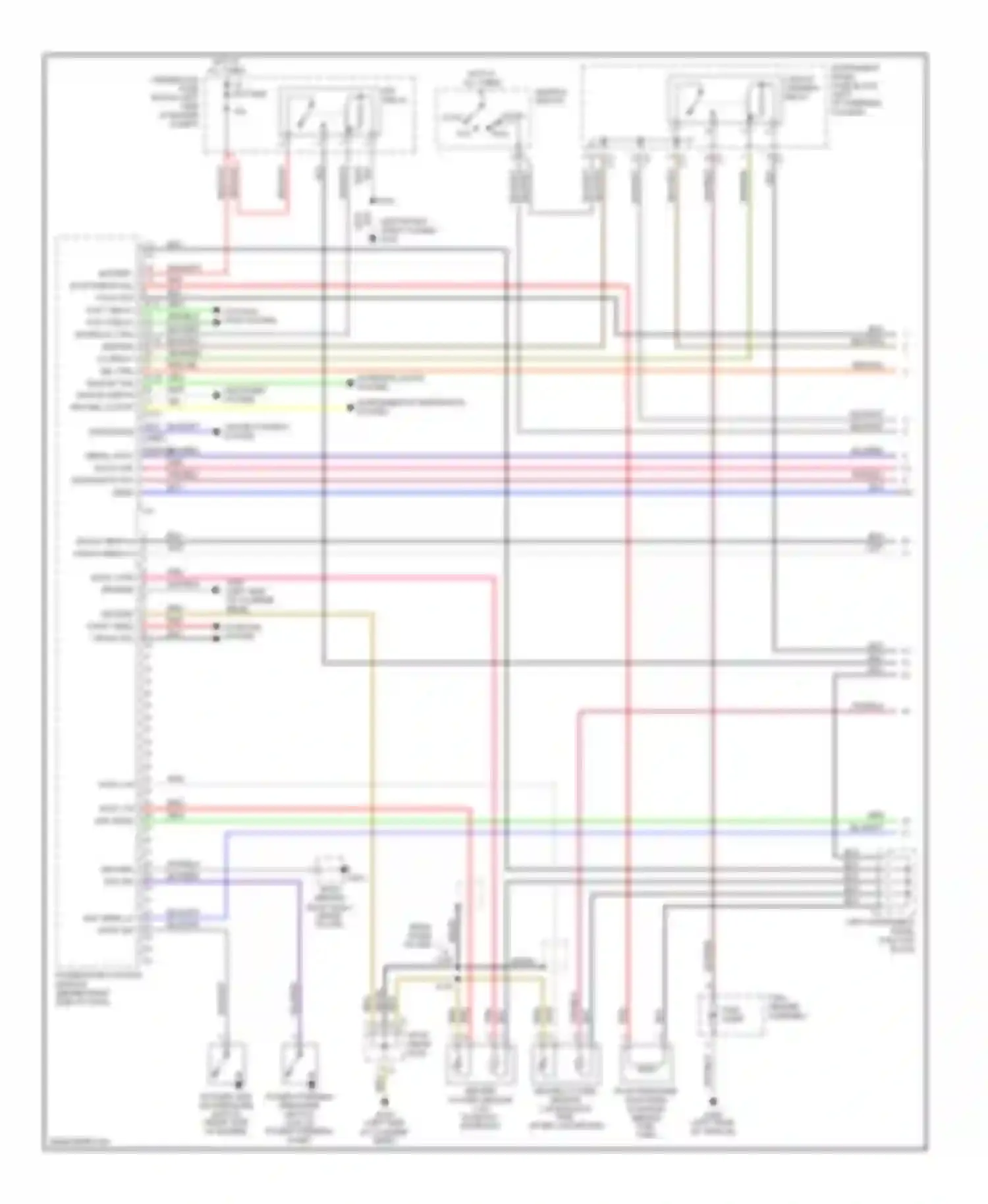 Wiring diagram blk/org for Pontiac Vibe I (2002-2004) (9 of 12)