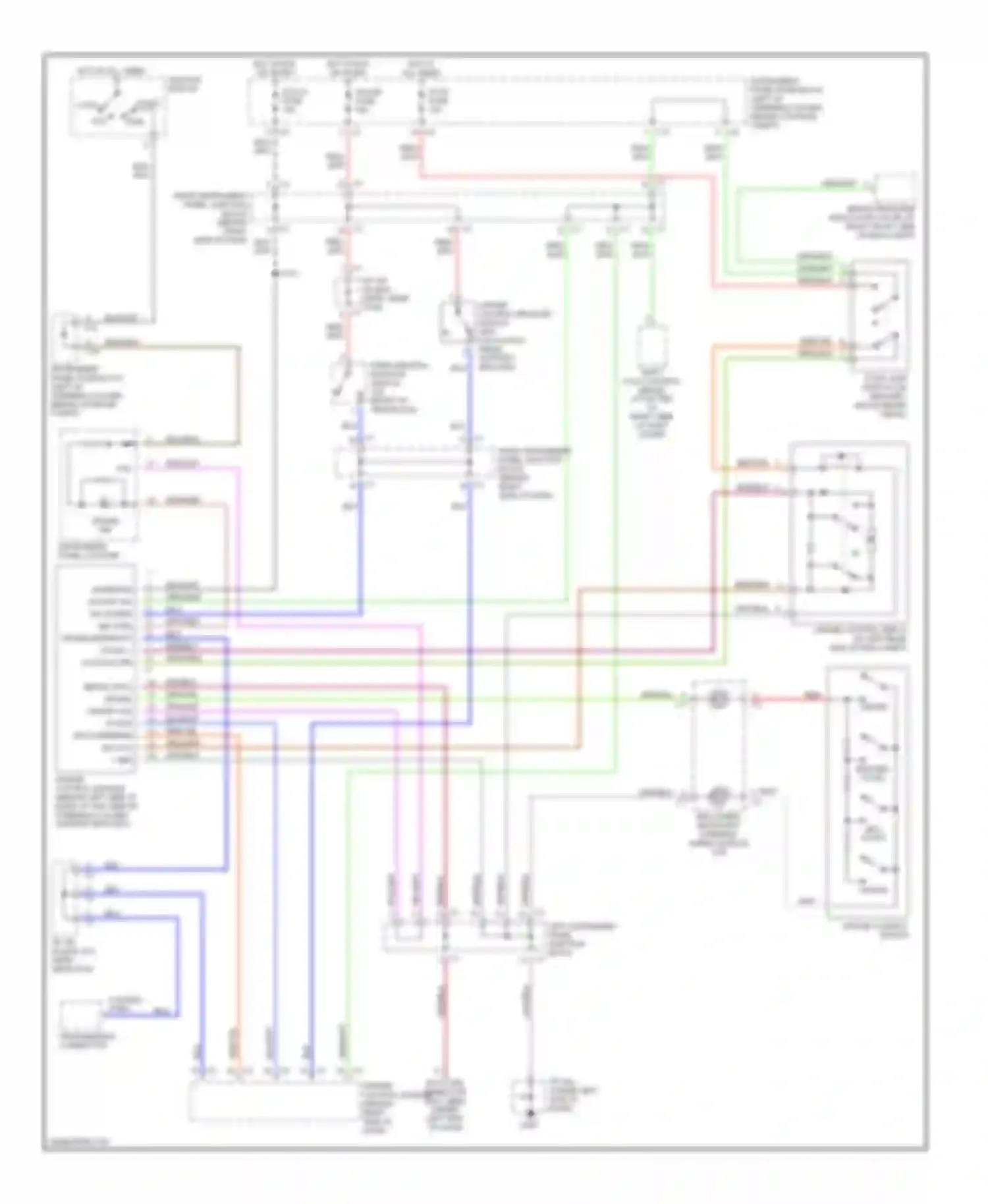Wiring diagram blk/org for Pontiac Vibe I (2002-2004) (1 of 12)
