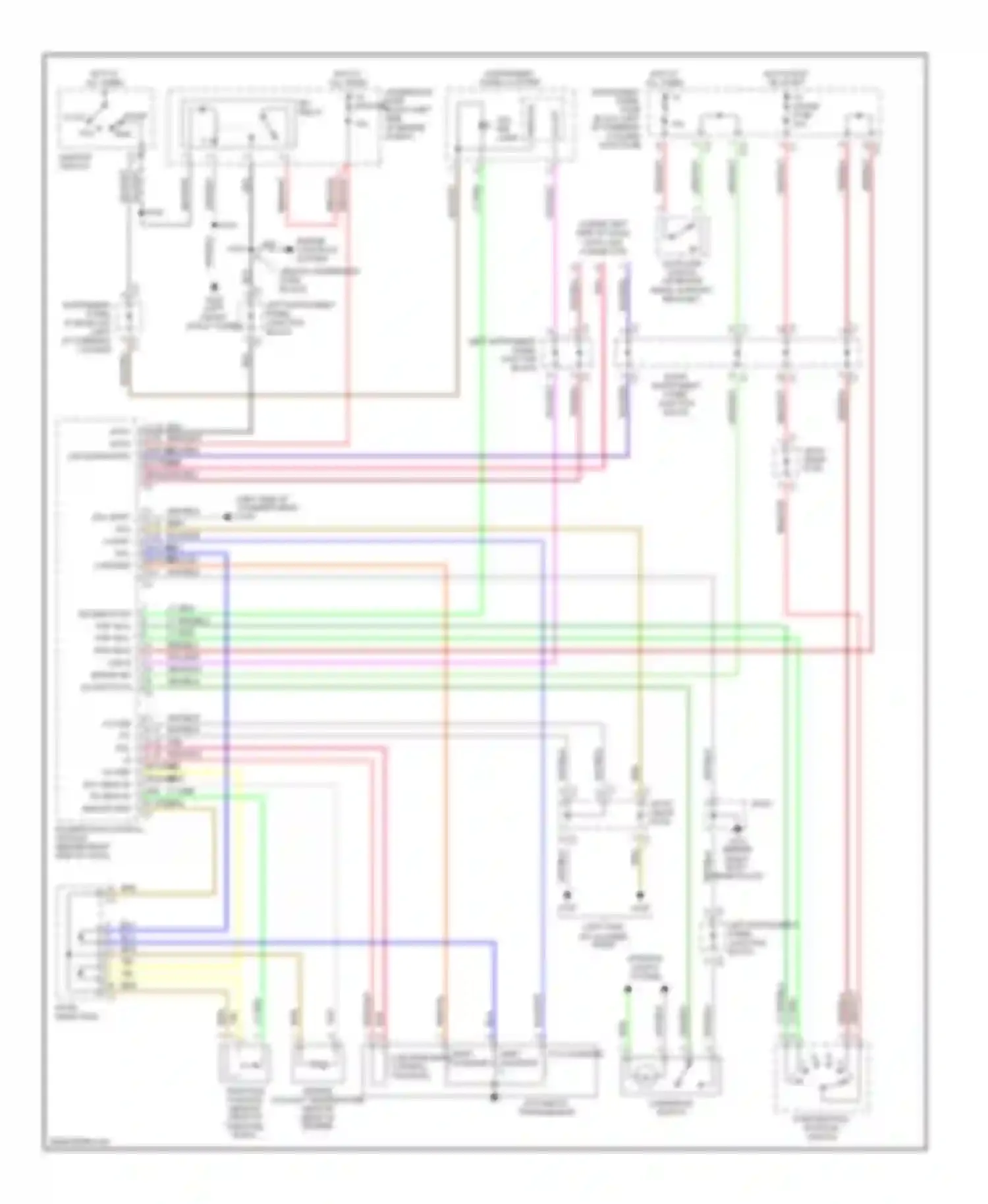 Wiring diagram blk/org for Pontiac Vibe I (2002-2004) (12 of 12)