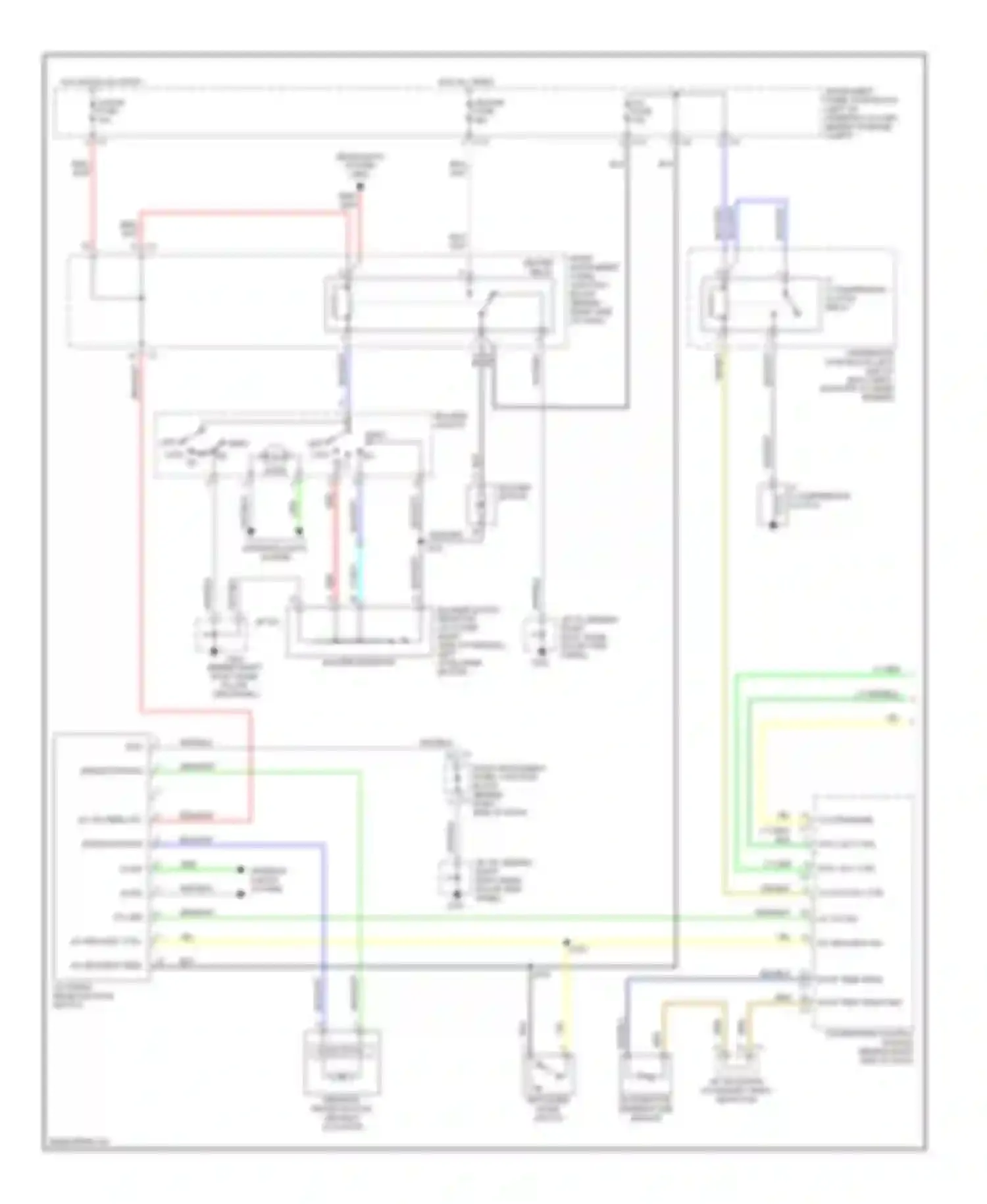 Wiring diagram heater fuse for Pontiac Vibe I (2002-2004) (2 of 3)