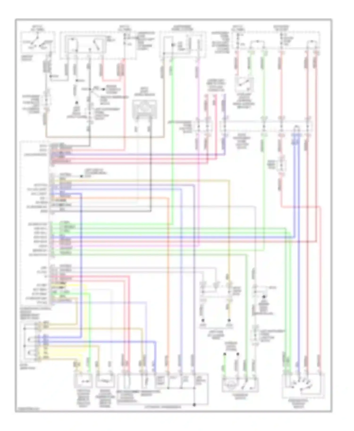 Wiring diagram ignition switch for Pontiac Vibe I (2002-2004) (11 of 14)