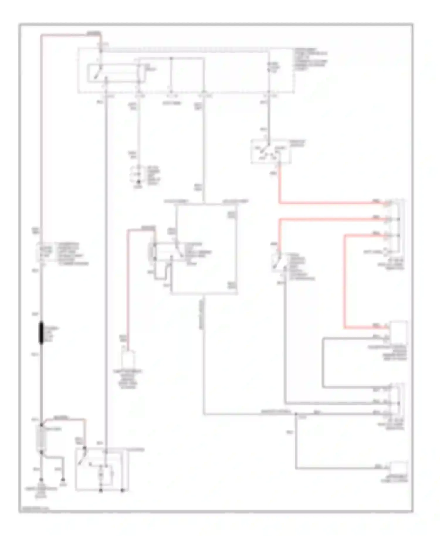 Wiring diagram ignition switch for Pontiac Vibe I (2002-2004) (7 of 14)