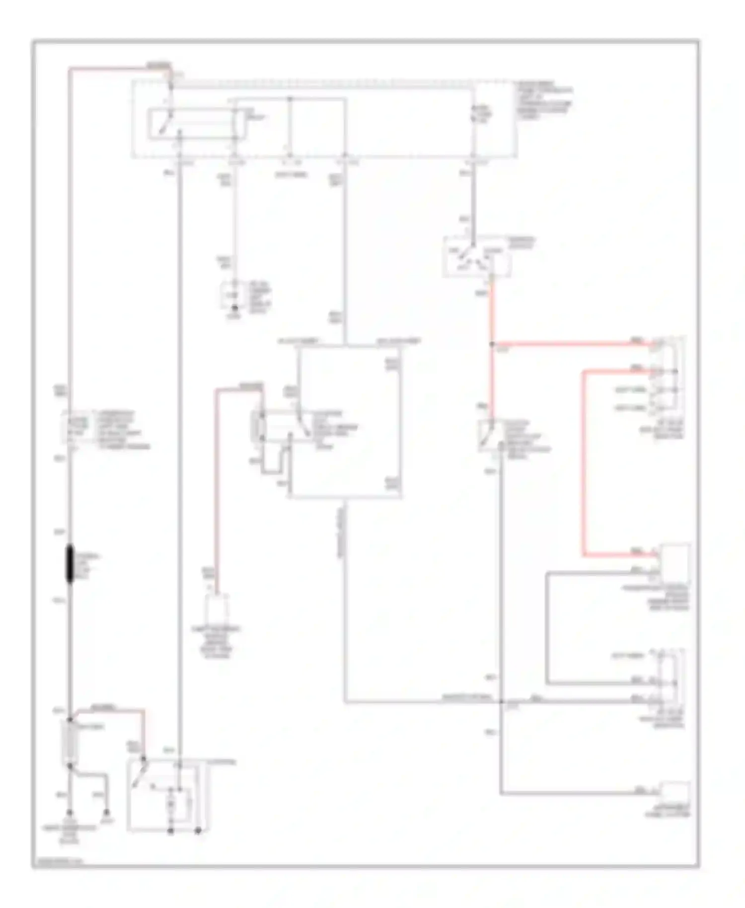 Wiring diagram ignition switch for Pontiac Vibe I (2002-2004) (13 of 14)