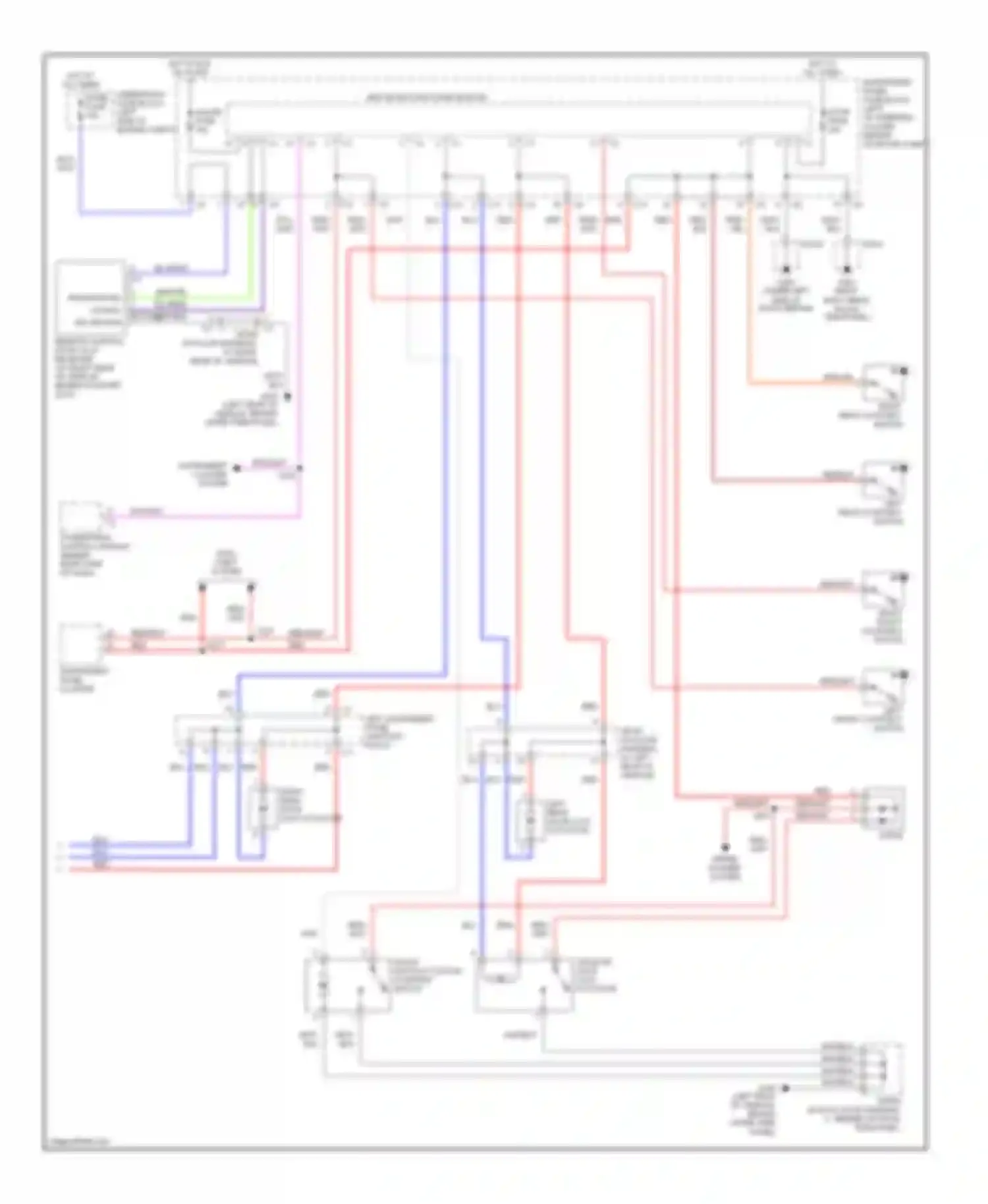 Wiring diagram program sig lk/unlk sig ground for Pontiac Vibe I (2002-2004) (2 of 2)