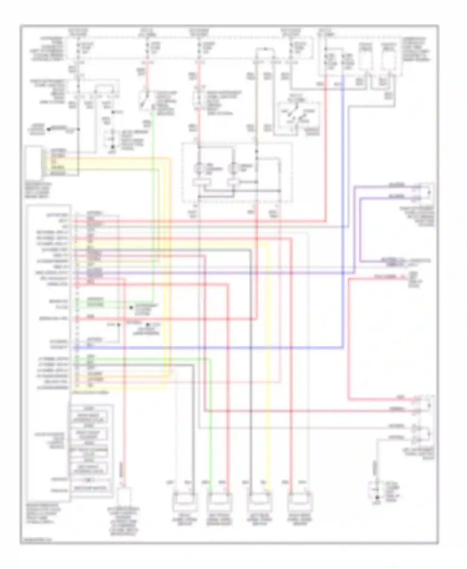 Wiring diagram wht/red for Pontiac Vibe I (2002-2004) (1 of 10)