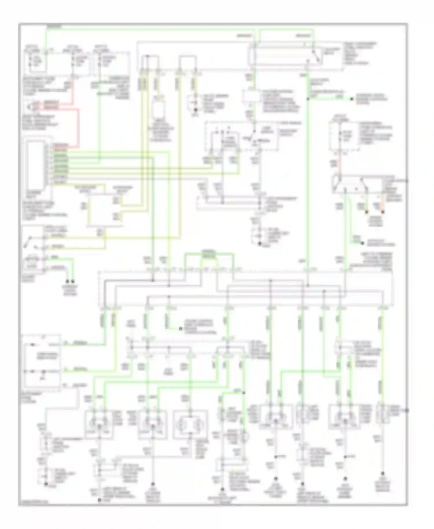 Wiring diagram yel for Pontiac Vibe I (2002-2004) (12 of 32)