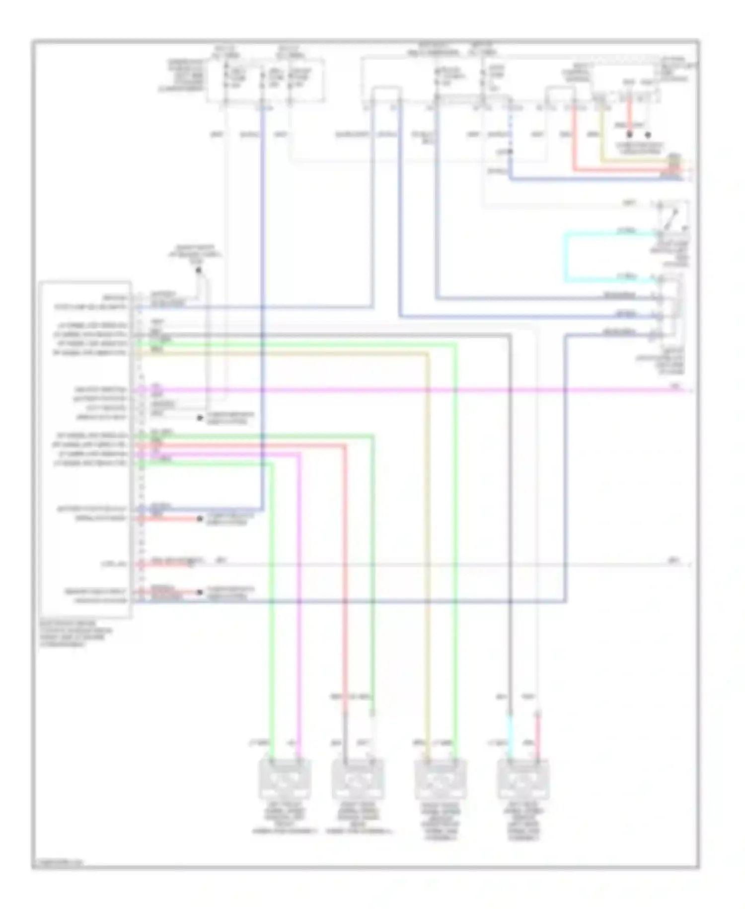Vibe Pontiac II (2008-2010): Anti-lock brakes circuit (1 of 2)