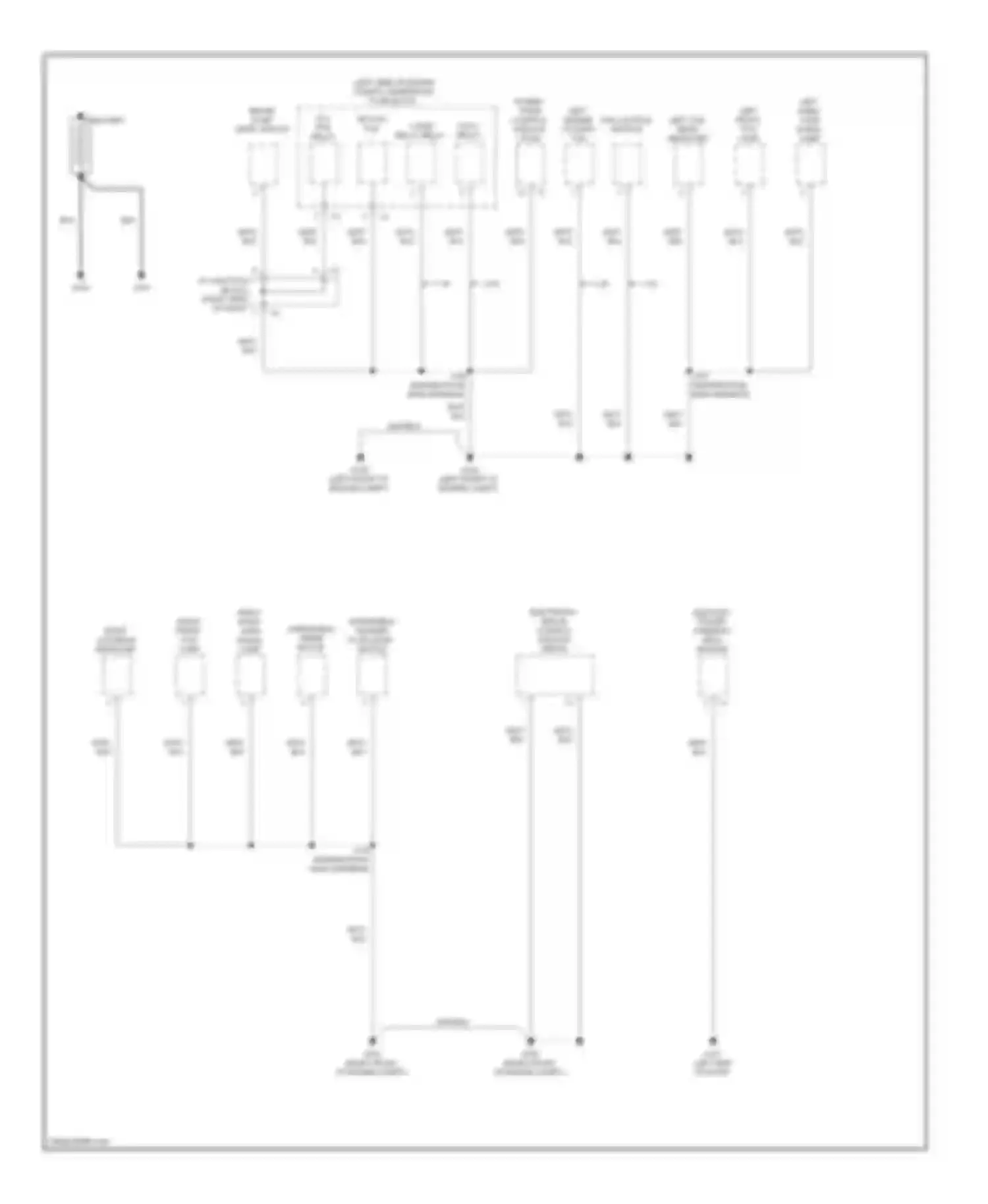 Vibe Pontiac II (2008-2010): Ground distribution circuit (1 of 4)