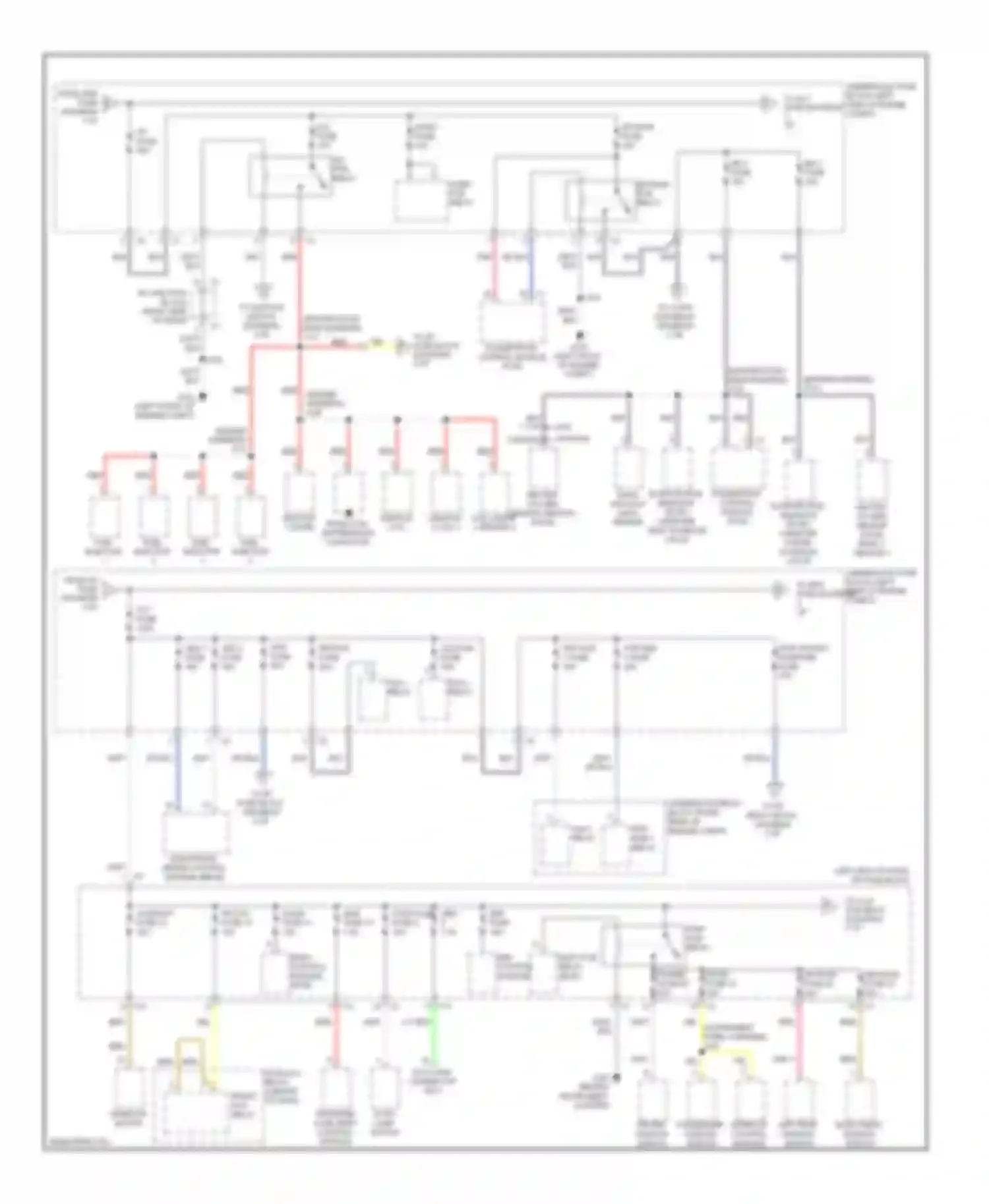 Vibe Pontiac II (2008-2010): Power distribution circuit (2 of 5)