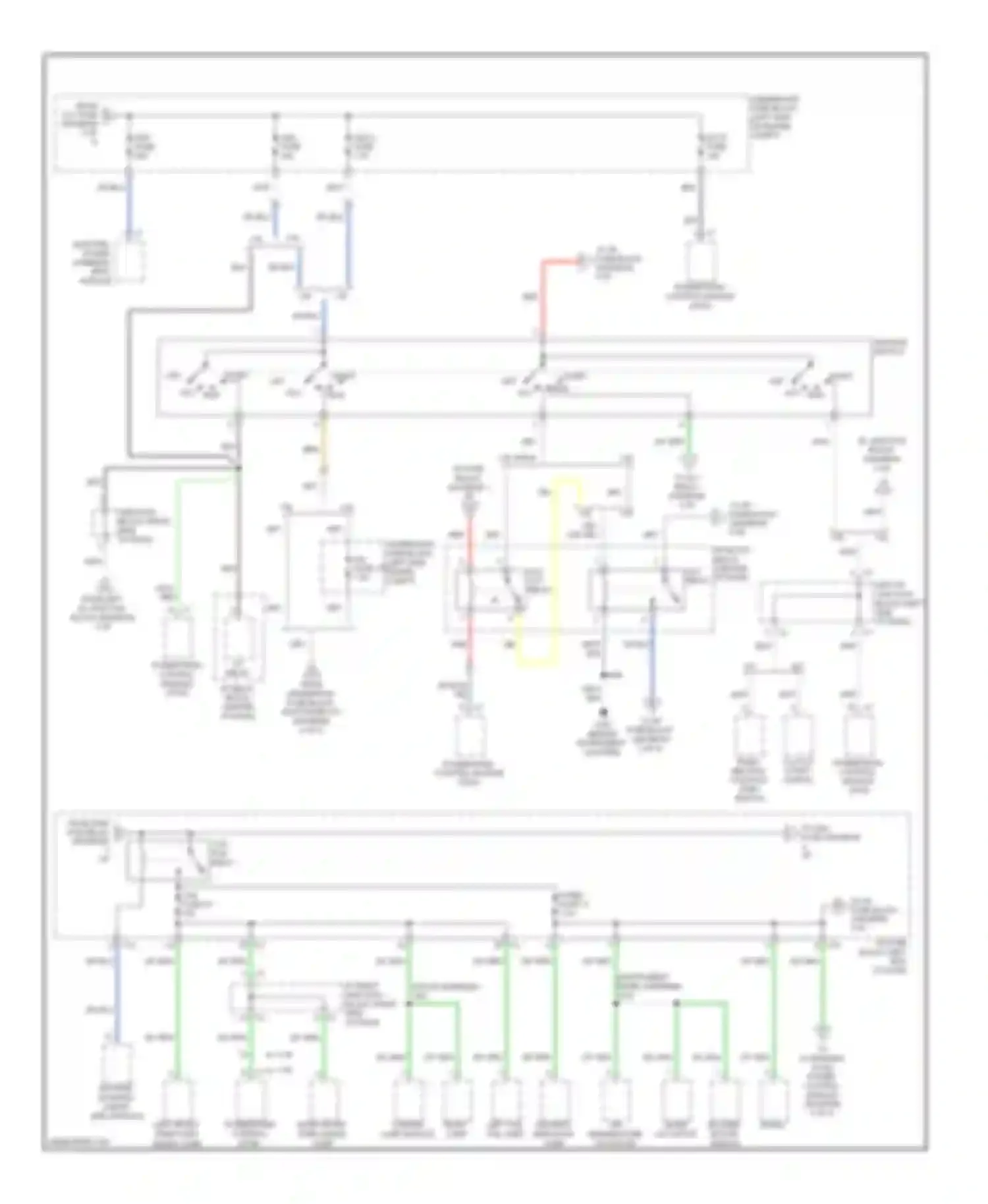 Vibe Pontiac II (2008-2010): Power distribution circuit (3 of 5)