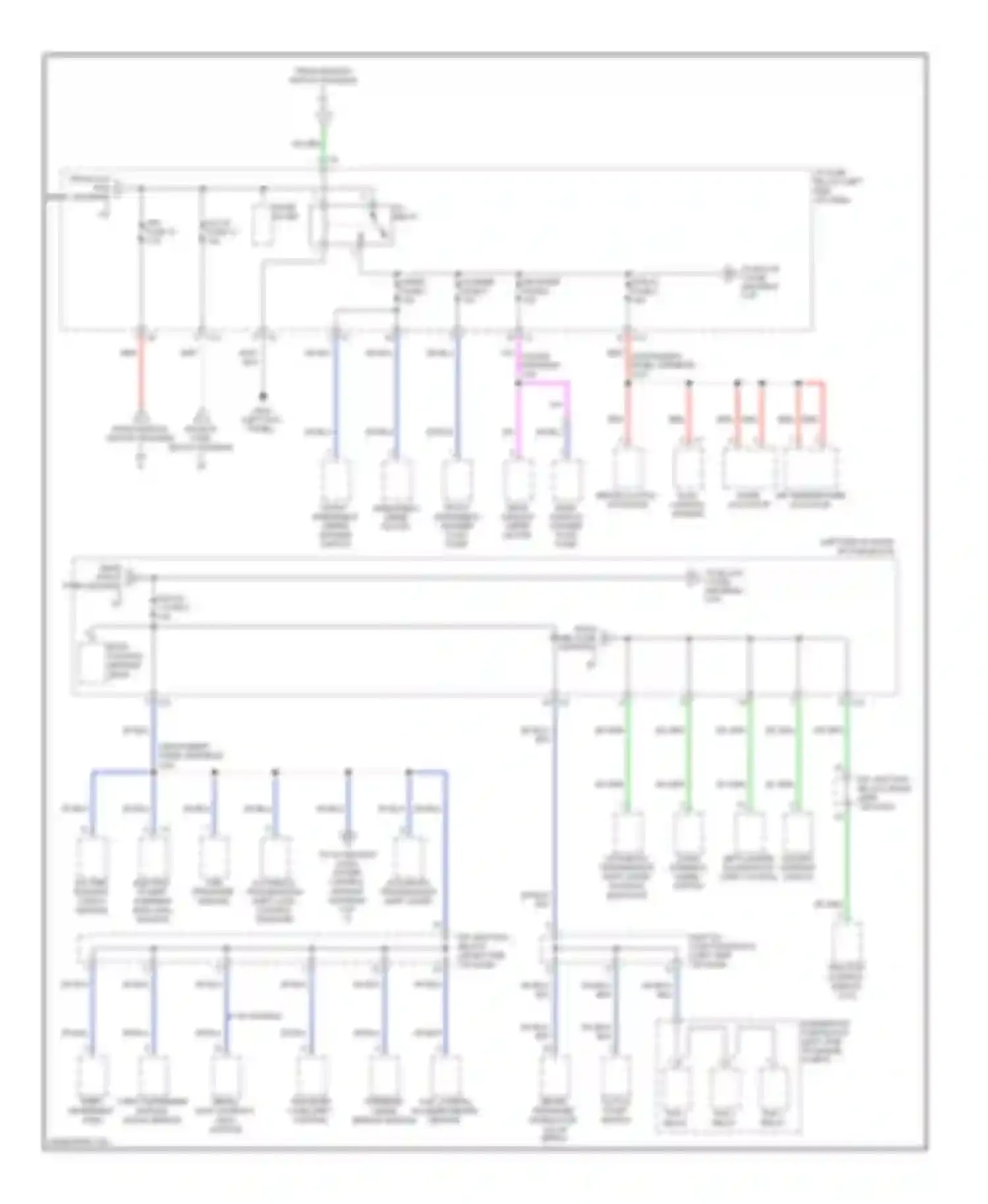 Vibe Pontiac II (2008-2010): Power distribution circuit (4 of 5)