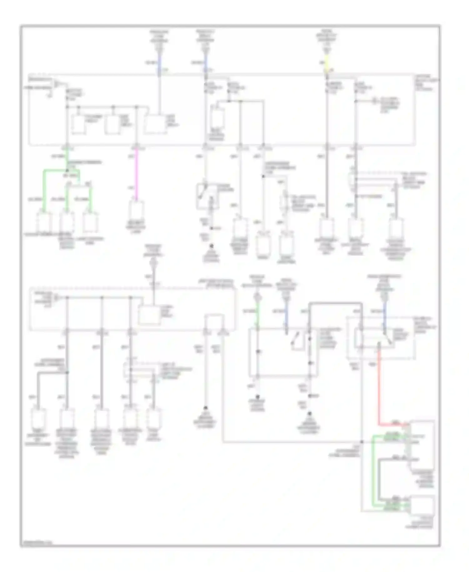 Vibe Pontiac II (2008-2010): Power distribution circuit (5 of 5)