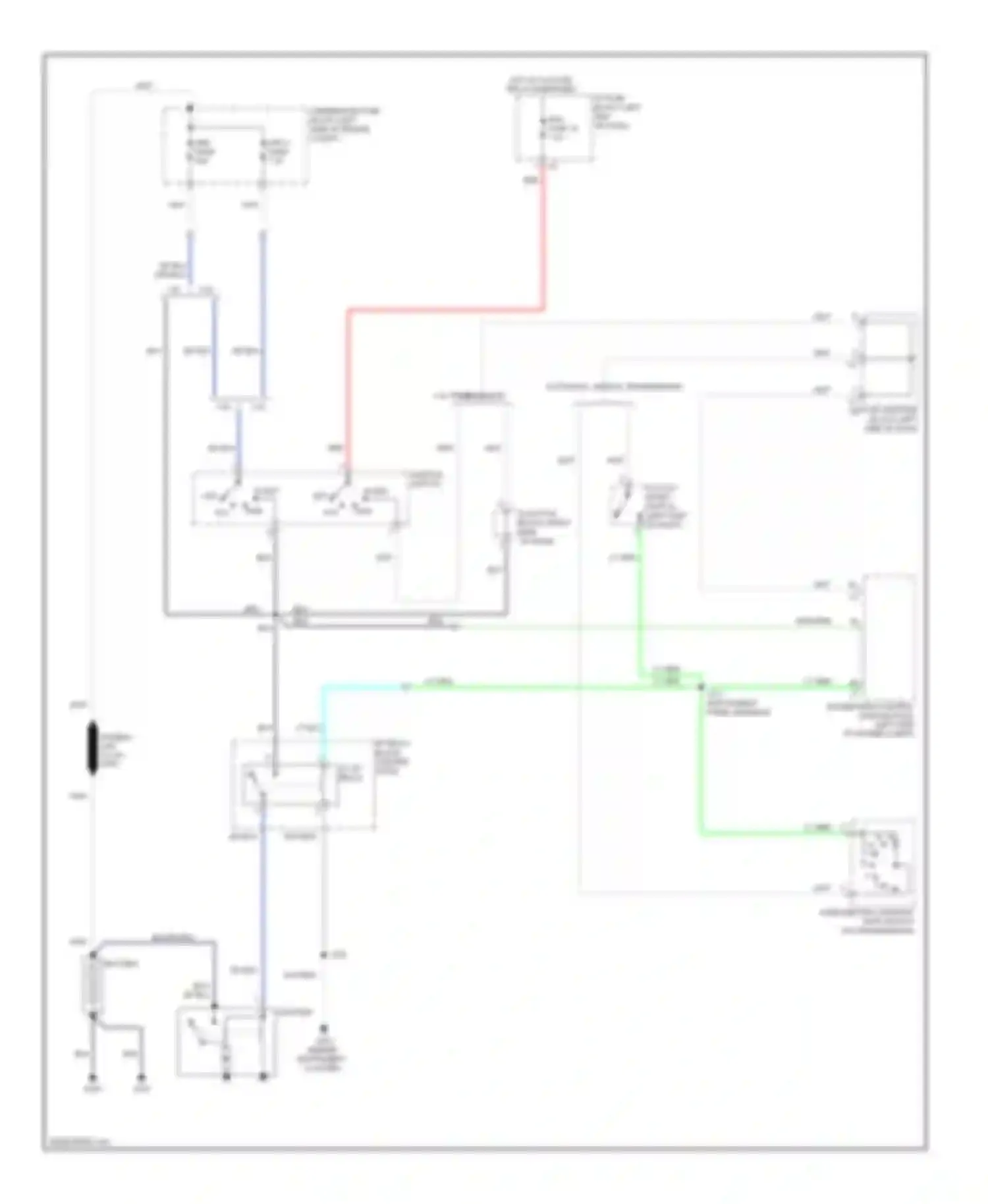 Wiring diagram automatic 1.8l transmission for Pontiac Vibe II (2008-2010) (1 of 1)