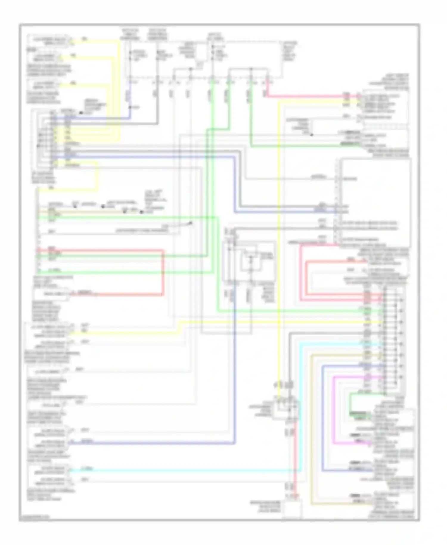 Wiring diagram auxiliary vehicle communication interface module for Pontiac Vibe II (2008-2010) (3 of 7)