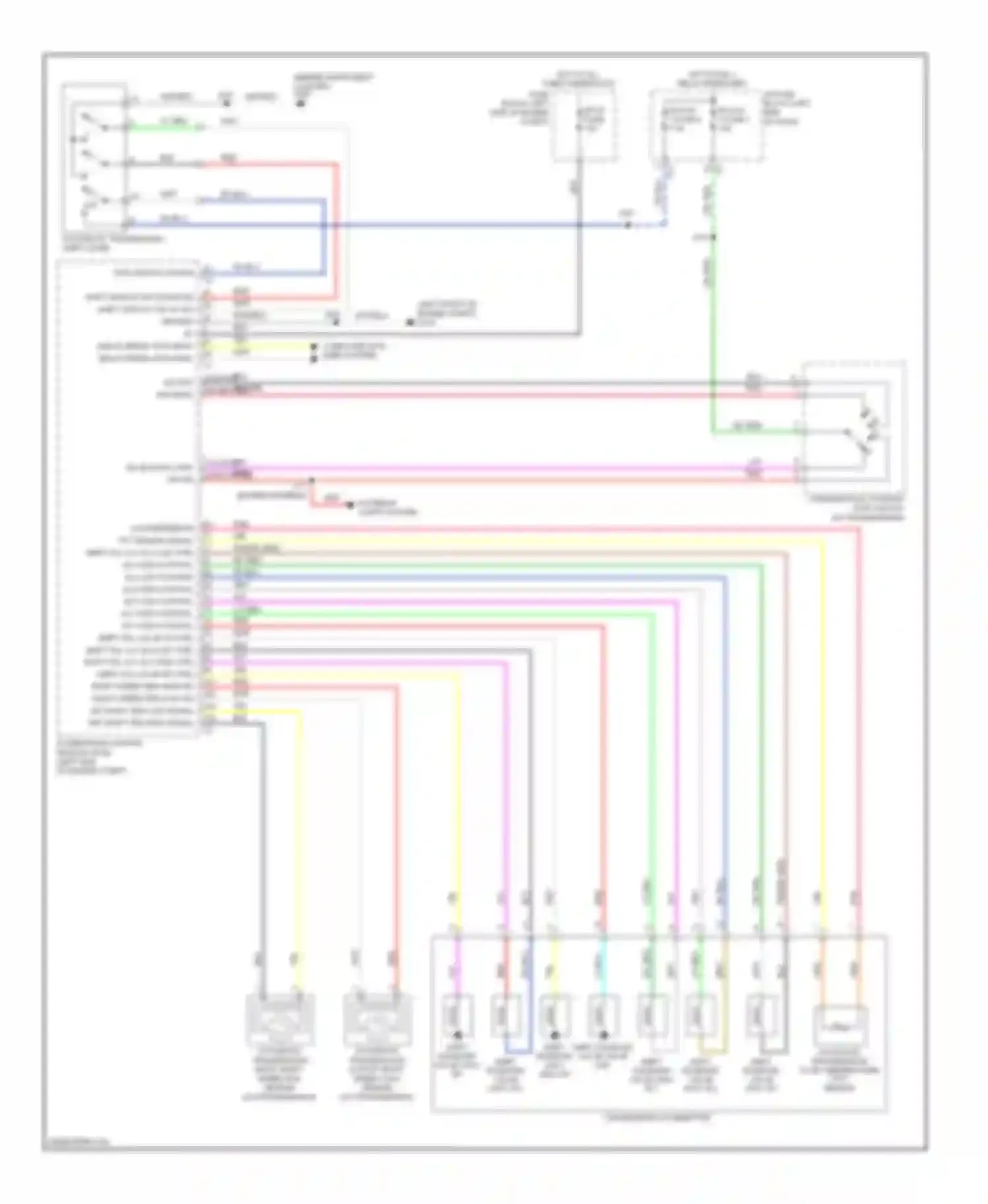 Wiring diagram ecu-ig 1 fuse 6 for Pontiac Vibe II (2008-2010) (1 of 8)