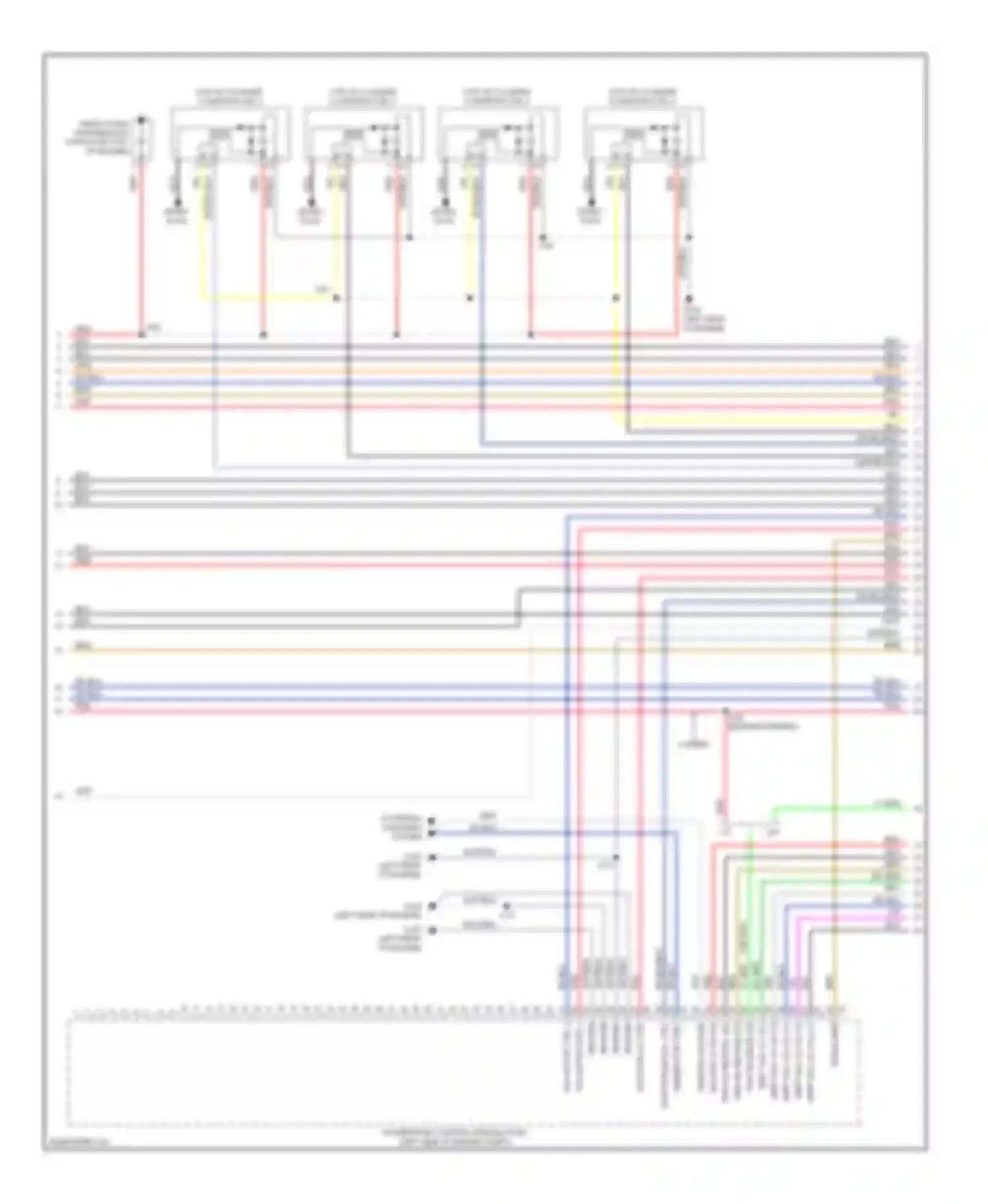 Wiring diagram (engine harness, for Pontiac Vibe II (2008-2010) (8 of 13)