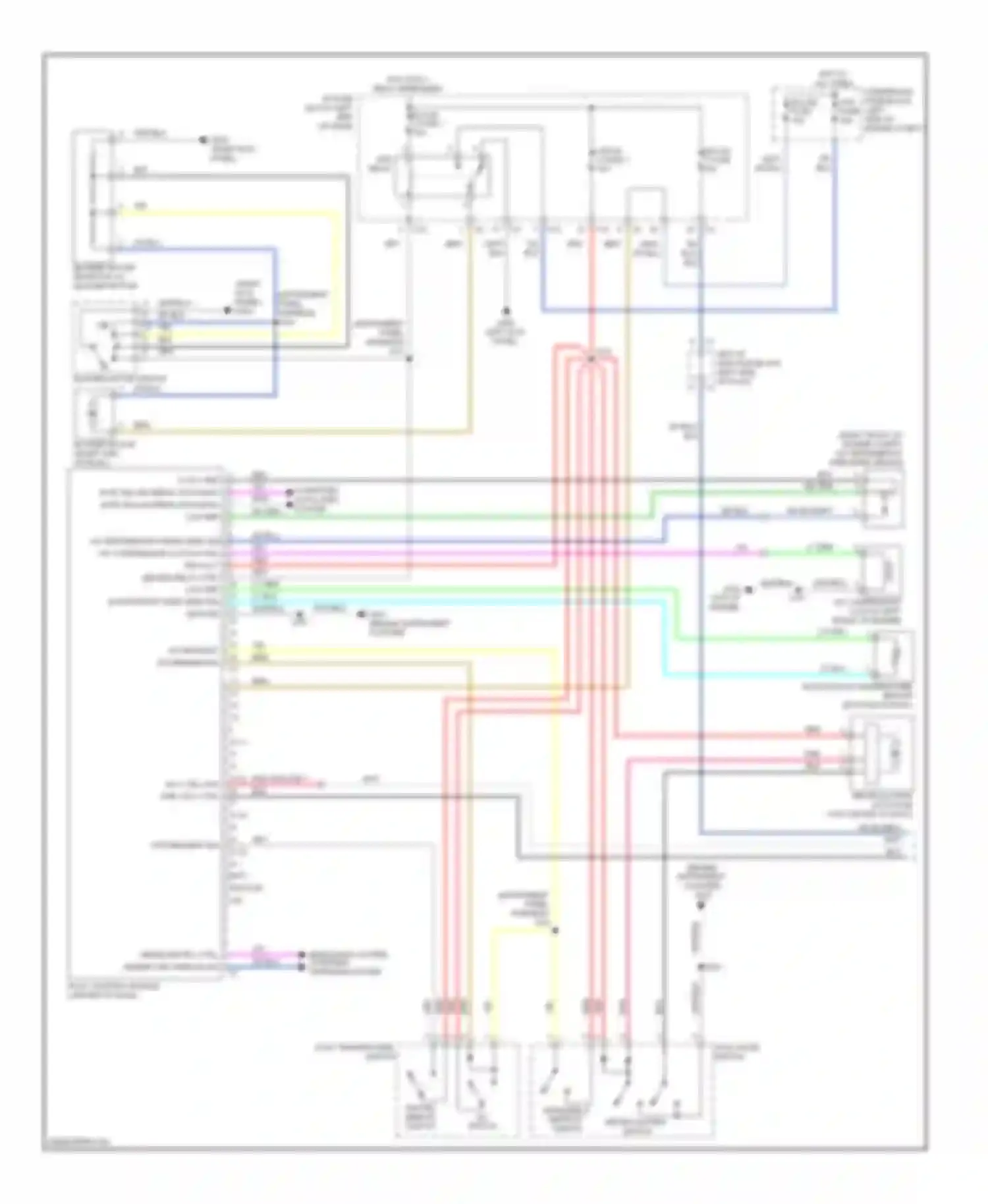 Wiring diagram hvac temperature switch for Pontiac Vibe II (2008-2010) (1 of 2)