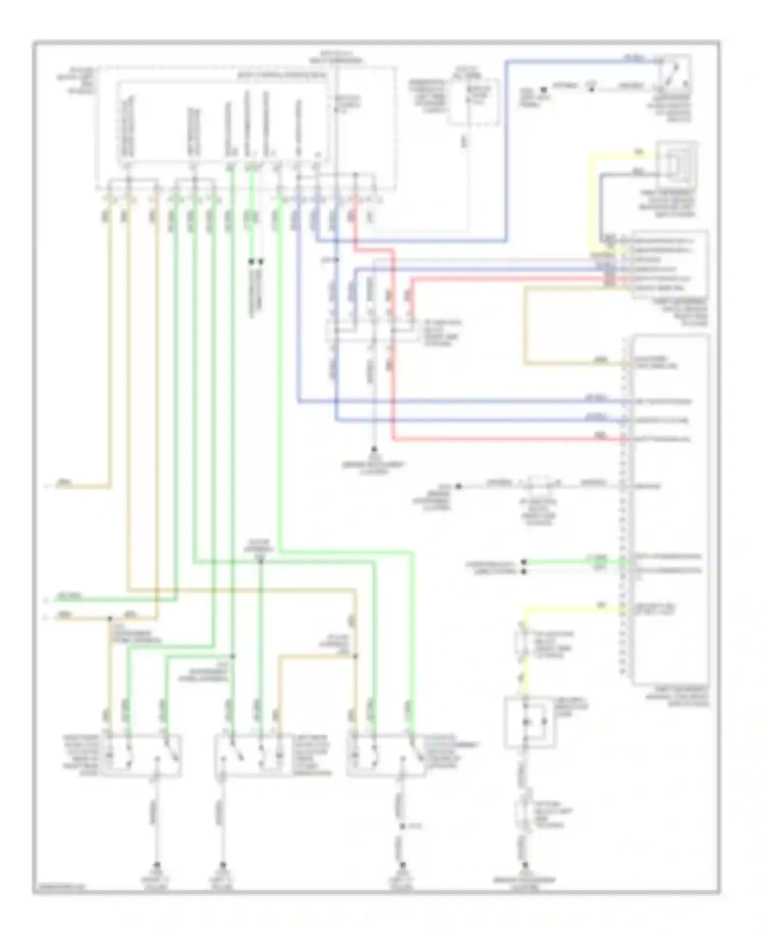 Wiring diagram security indicator lamp for Pontiac Vibe II (2008-2010) (1 of 8)