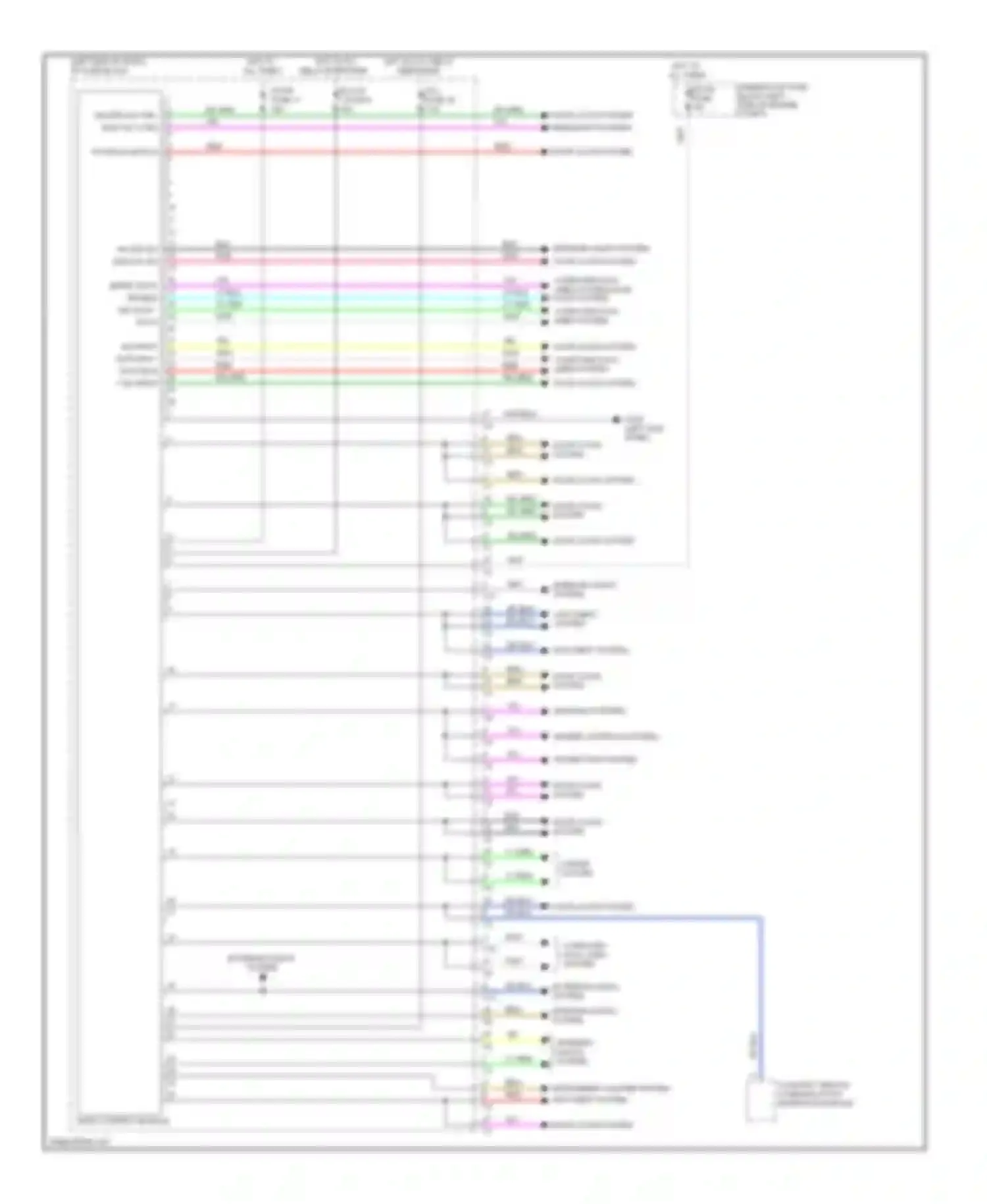 Wiring diagram serial data enable sig data - data + for Pontiac Vibe II (2008-2010) (1 of 1)