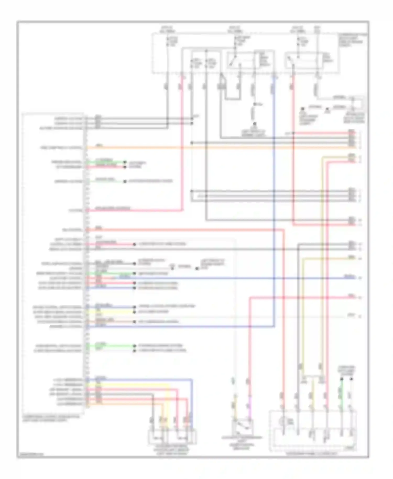 Wiring diagram starting/charging system for Pontiac Vibe II (2008-2010) (1 of 2)