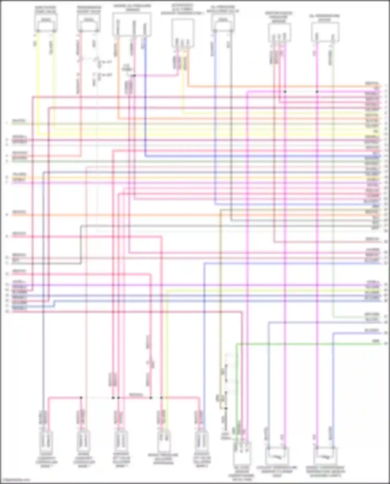 718 Boxster Porsche 982 (2016-2024): Wiring diagram engine performance 2.5l turbo (5 of 7)