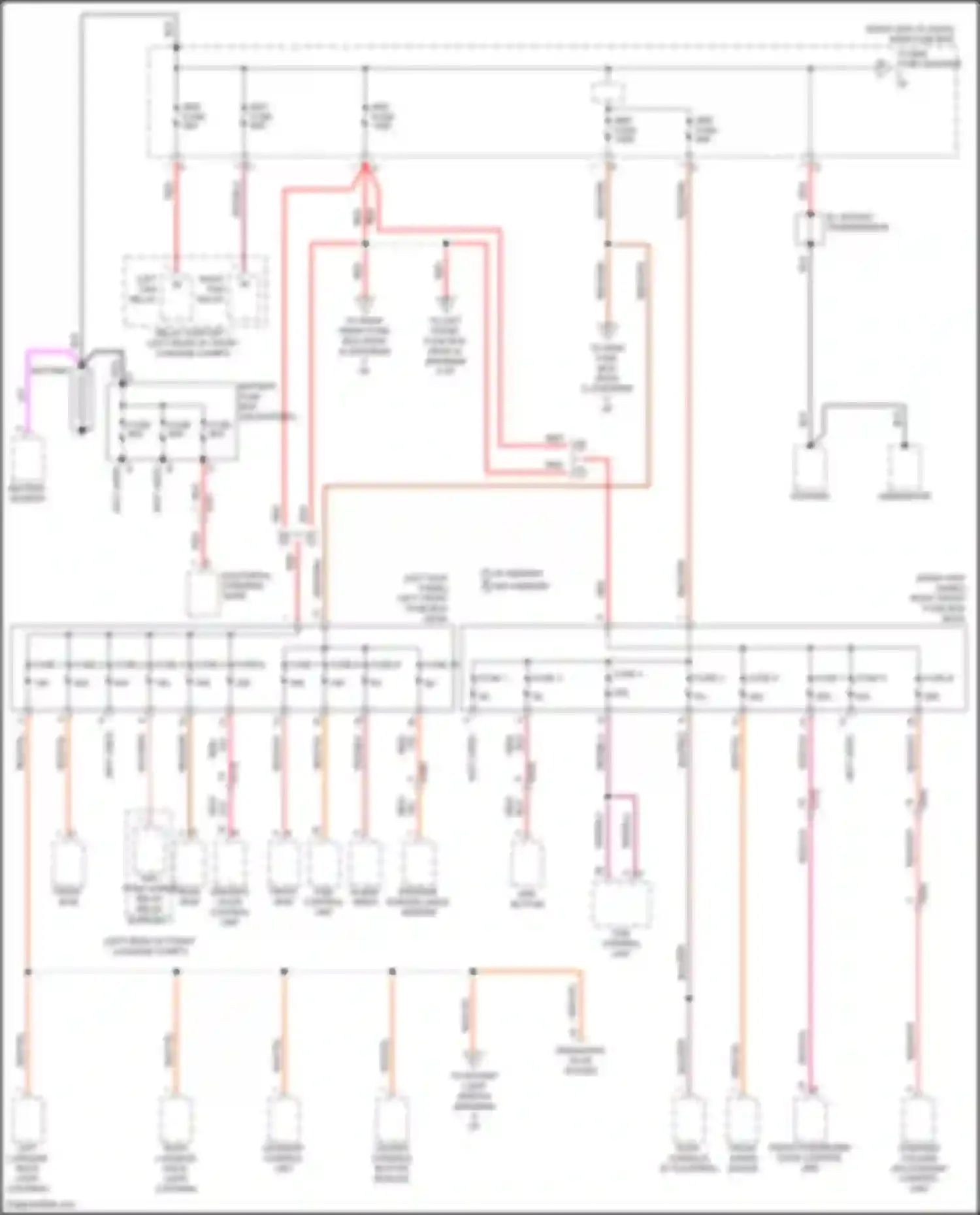 718 Boxster Porsche 982 (2016-2024): Power distribution circuit (1 of 5)