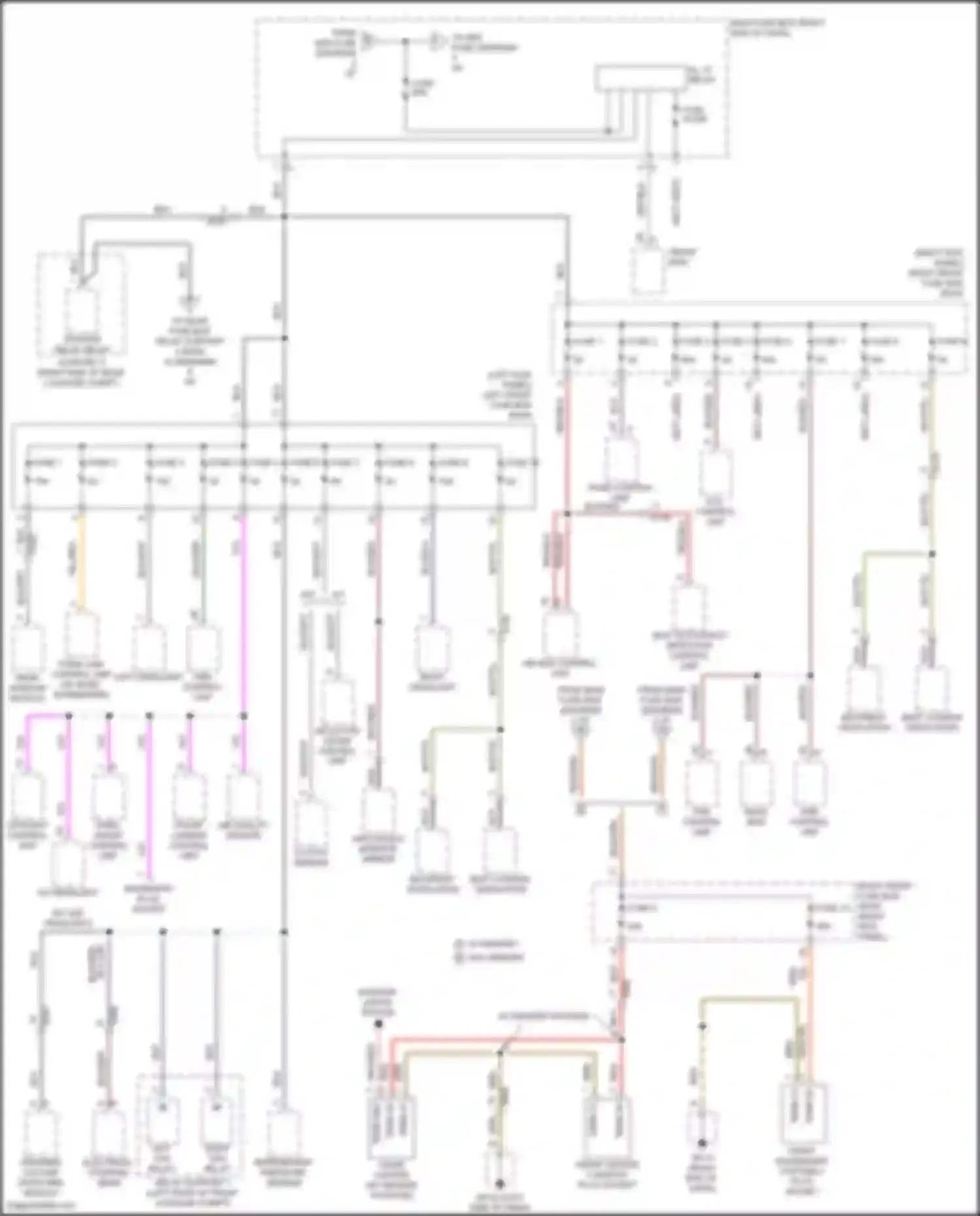 718 Boxster Porsche 982 (2016-2024): Power distribution circuit (3 of 5)