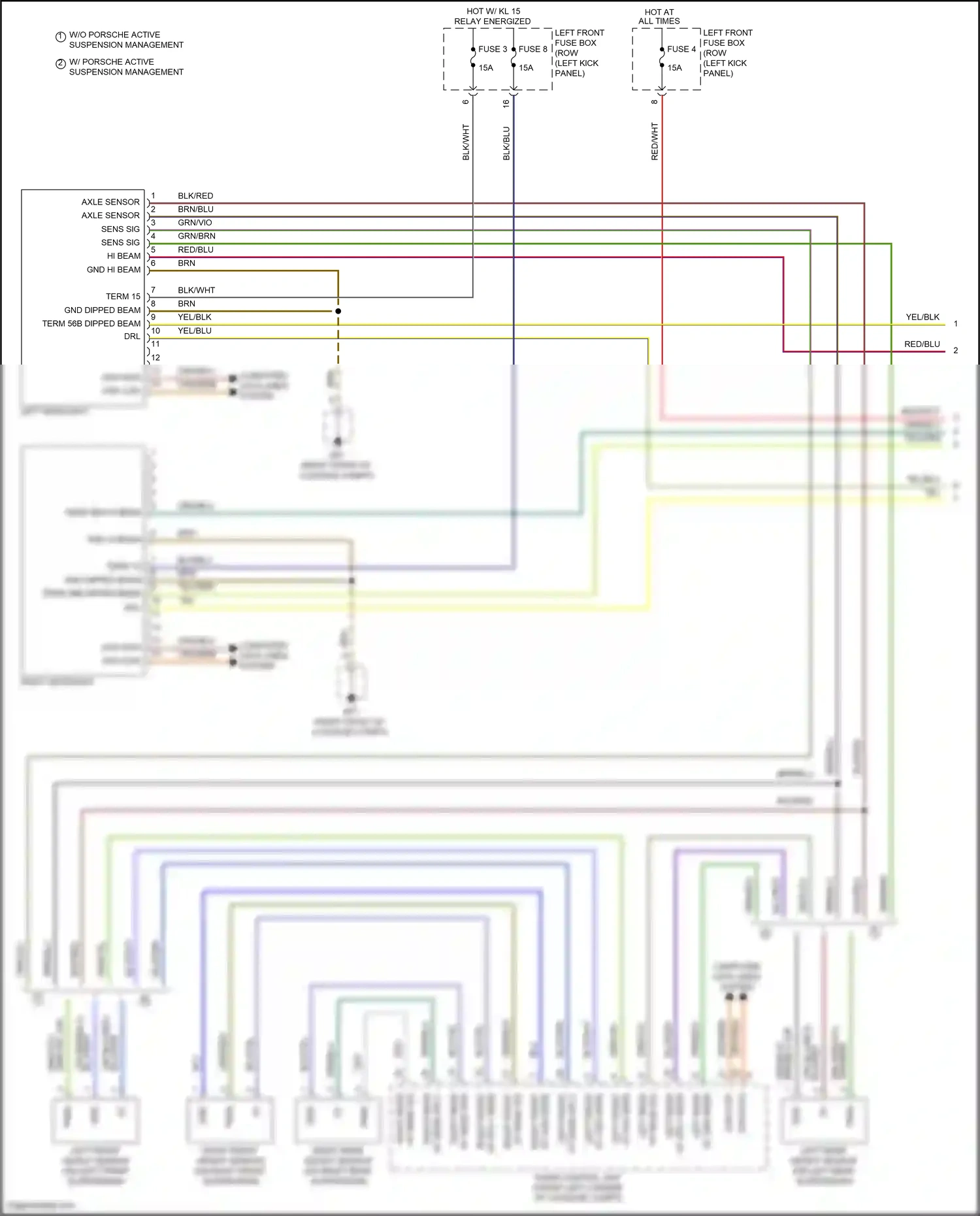 Wiring diagram computer data lines system for Porsche 718 Boxster 982 (2016-2024) (15 of 80)