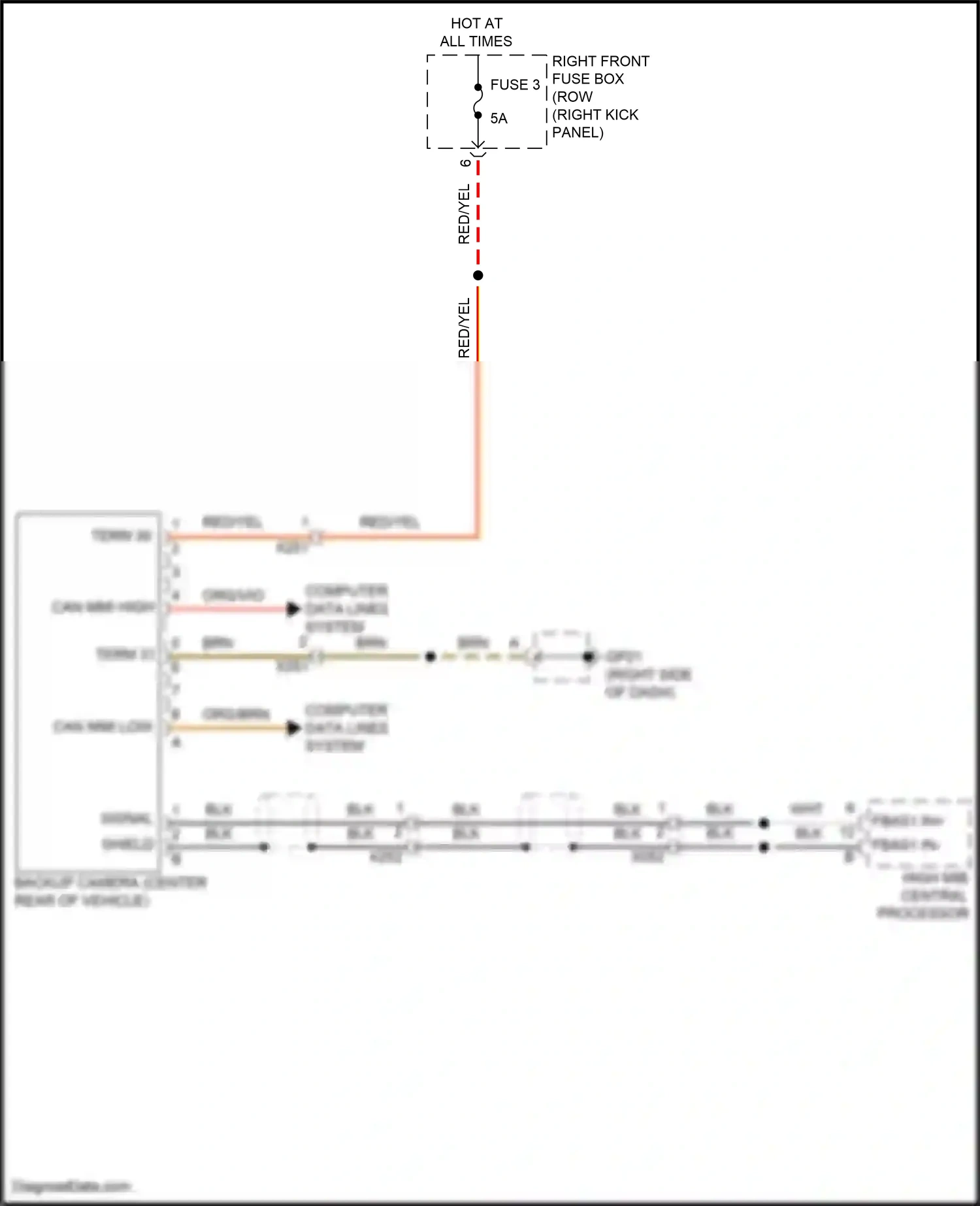 Wiring diagram computer data lines system for Porsche 718 Boxster 982 (2016-2024) (48 of 80)