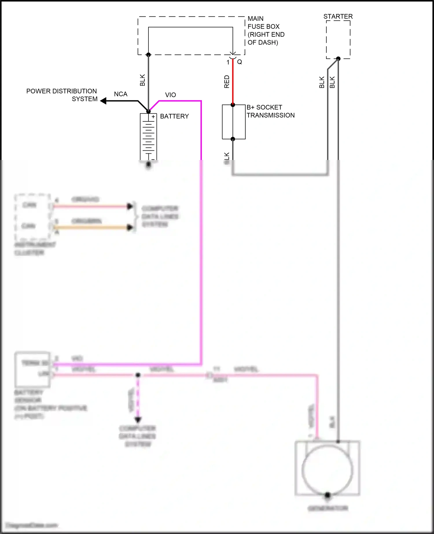 Wiring diagram computer data lines system for Porsche 718 Boxster 982 (2016-2024) (22 of 80)