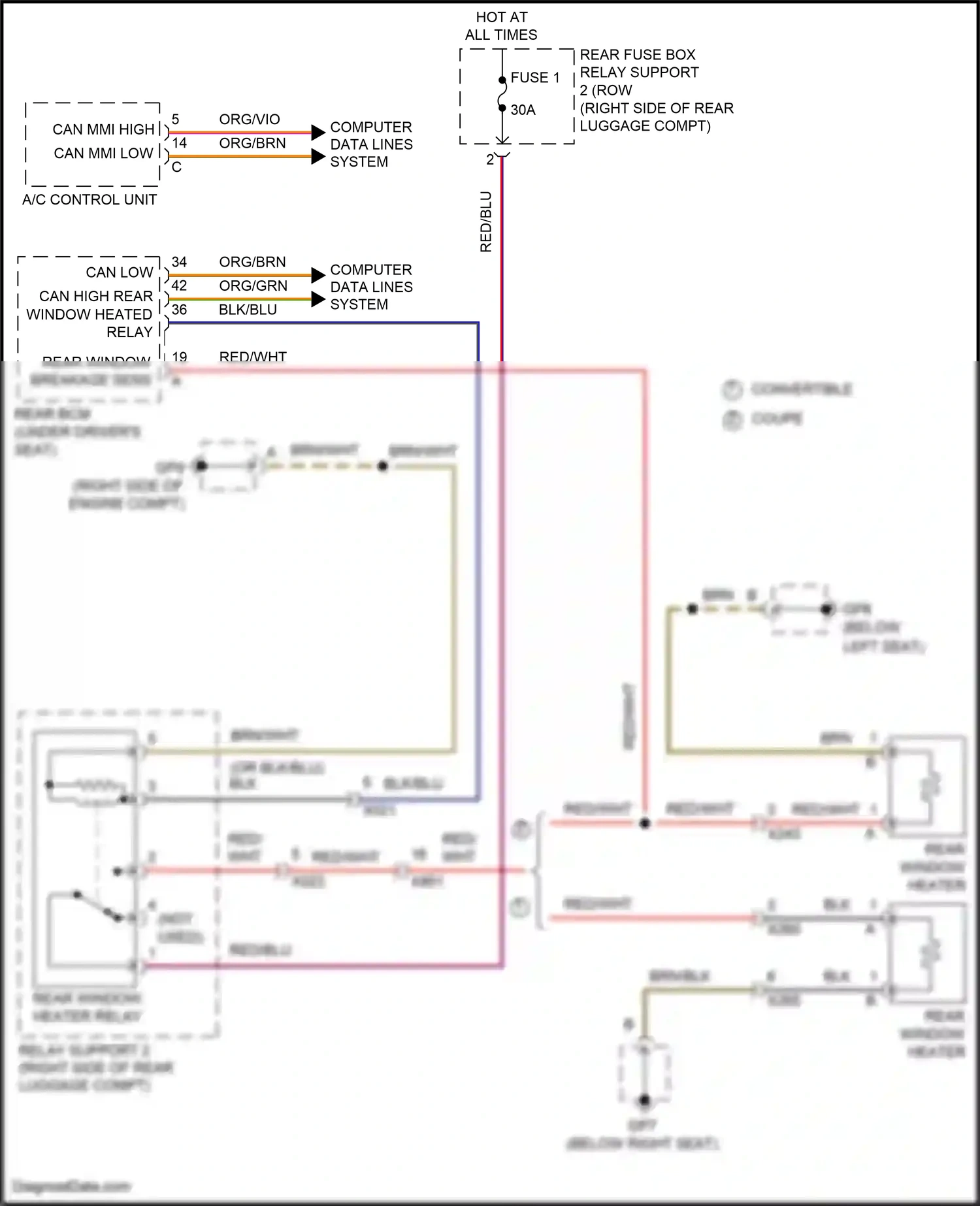 Wiring diagram computer data lines system for Porsche 718 Boxster 982 (2016-2024) (23 of 80)