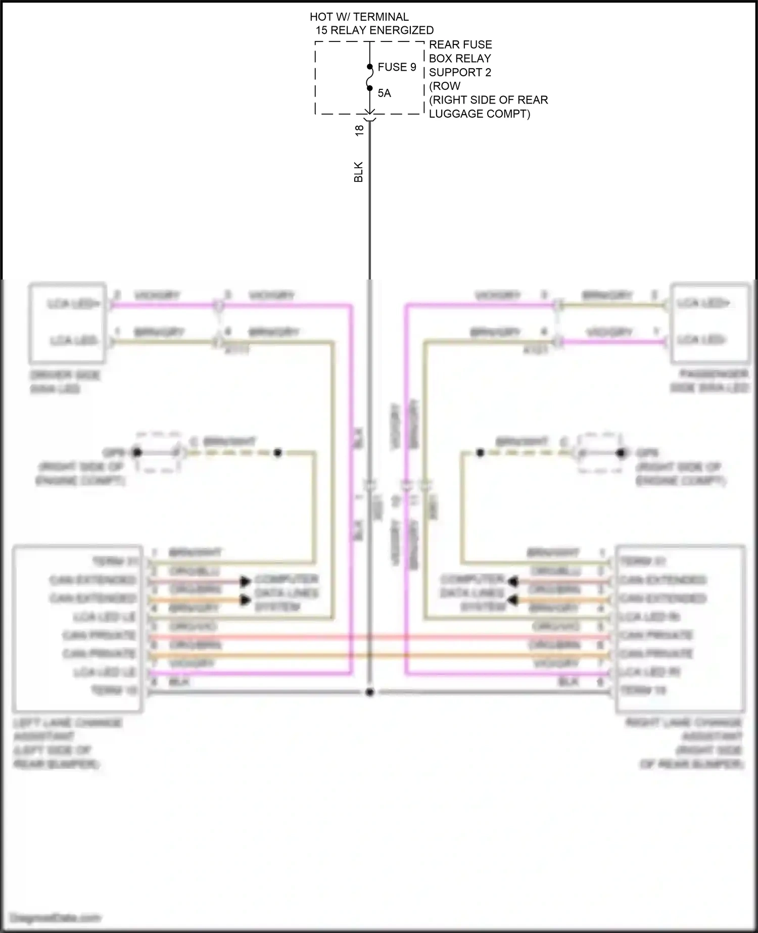 Wiring diagram computer data lines system for Porsche 718 Boxster 982 (2016-2024) (54 of 80)