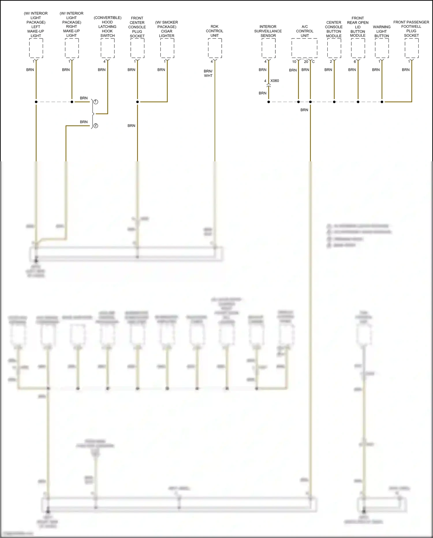Wiring diagram display control panel for Porsche 718 Boxster 982 (2016-2024) (2 of 8)