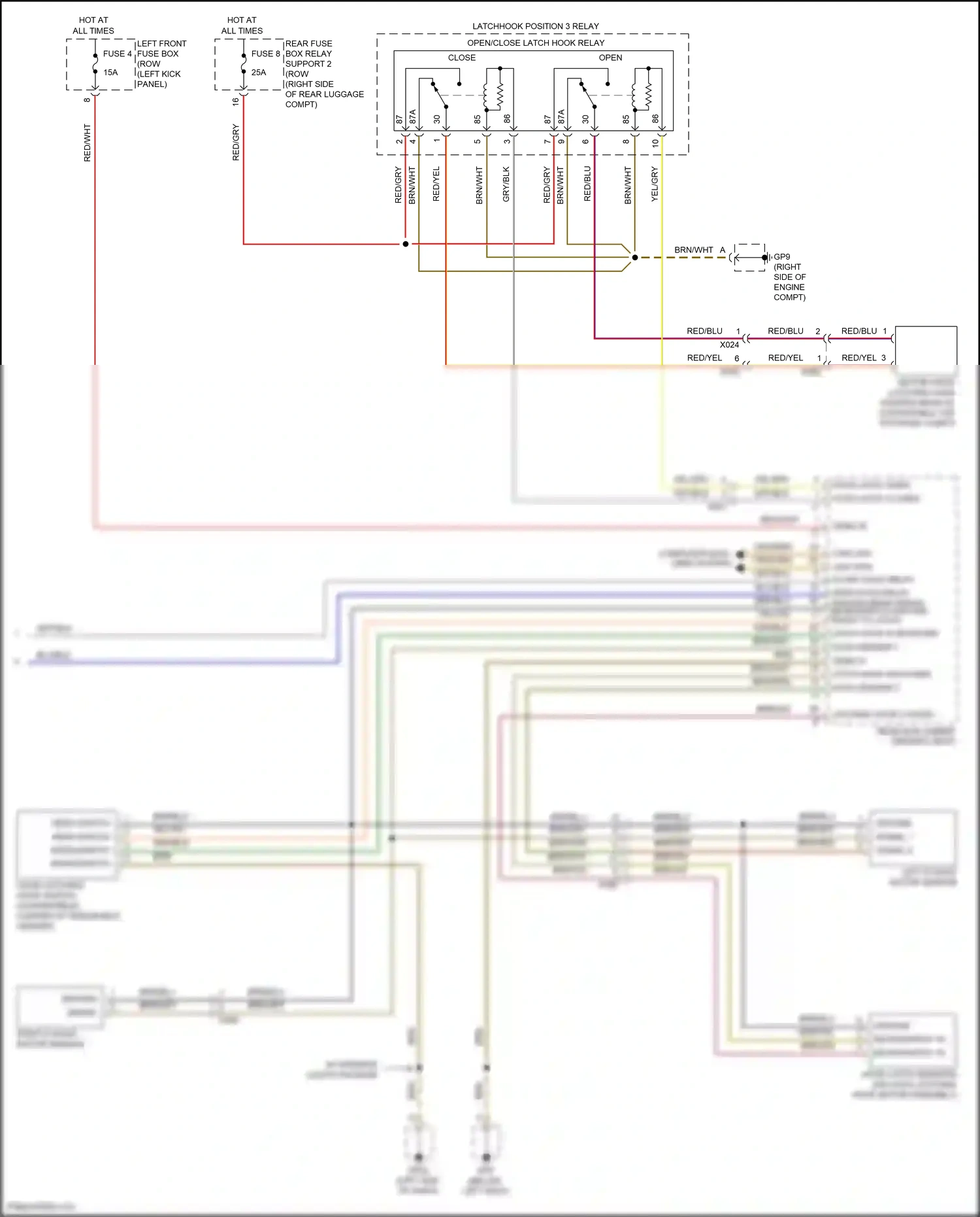 Wiring diagram microswitch b for Porsche 718 Boxster 982 (2016-2024) (1 of 1)