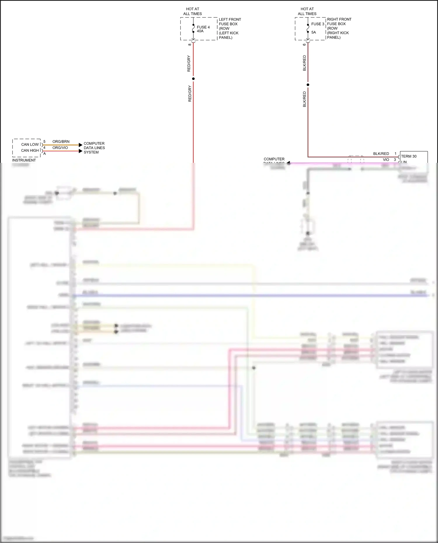 Wiring diagram nca for Porsche 718 Boxster 982 (2016-2024) (8 of 16)