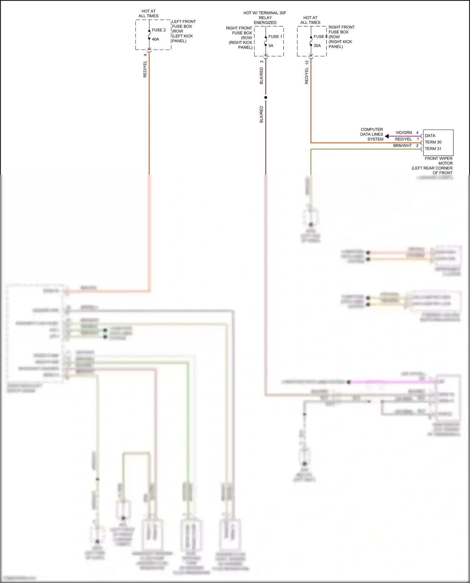 Wiring diagram steering column switching module for Porsche 718 Boxster 982 (2016-2024) (3 of 9)