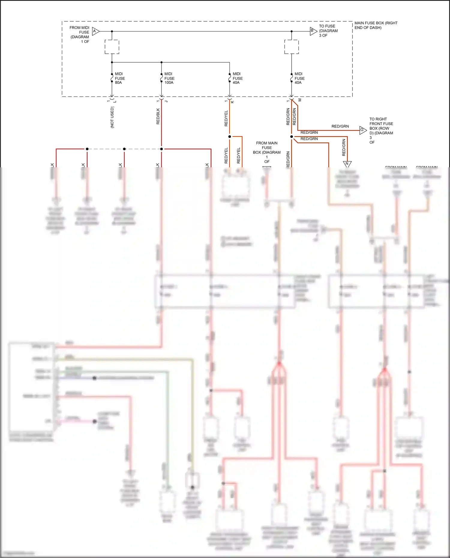 Wiring diagram w/ memory for Porsche 718 Boxster 982 (2016-2024) (3 of 5)
