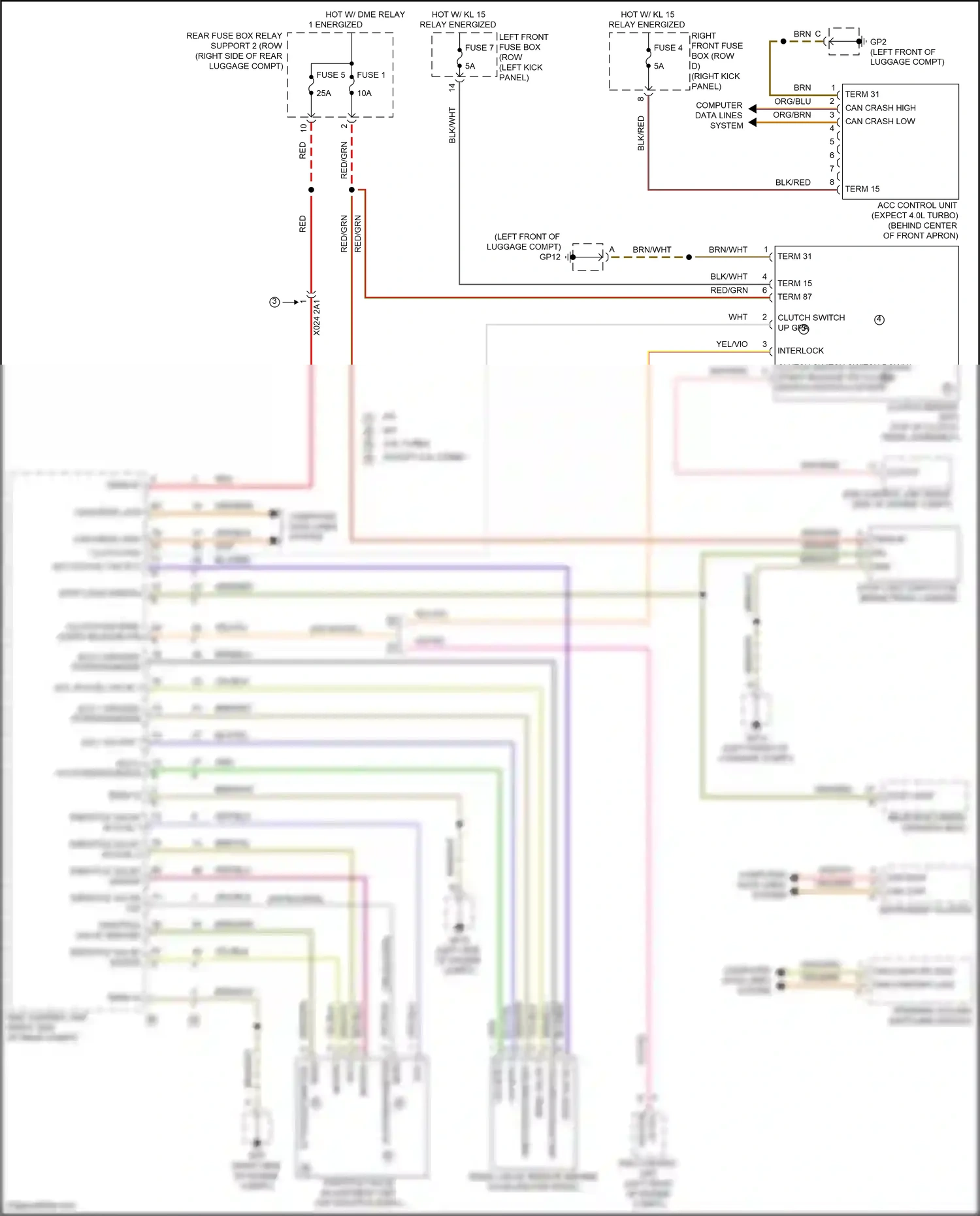 Porsche 718 Cayman 982 (2016-2024) computer data lines system wiring diagram  (25 of 82)