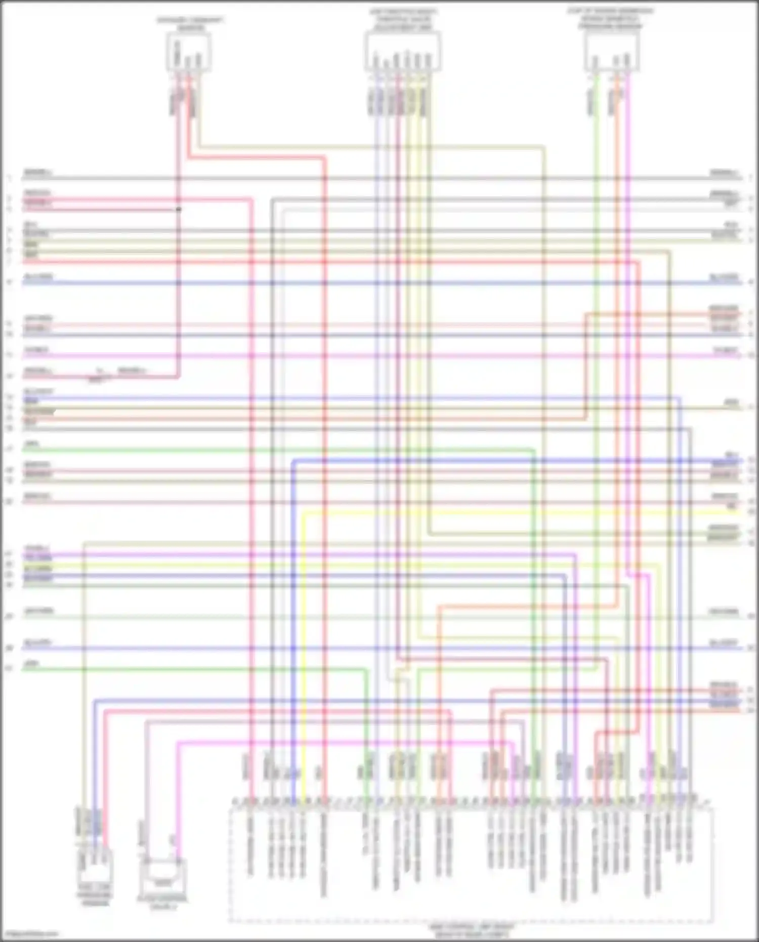 911 Carrera 4 Porsche 991 facelift (2015-2019): Wiring diagram engine performance 4.0l (6 of 7)