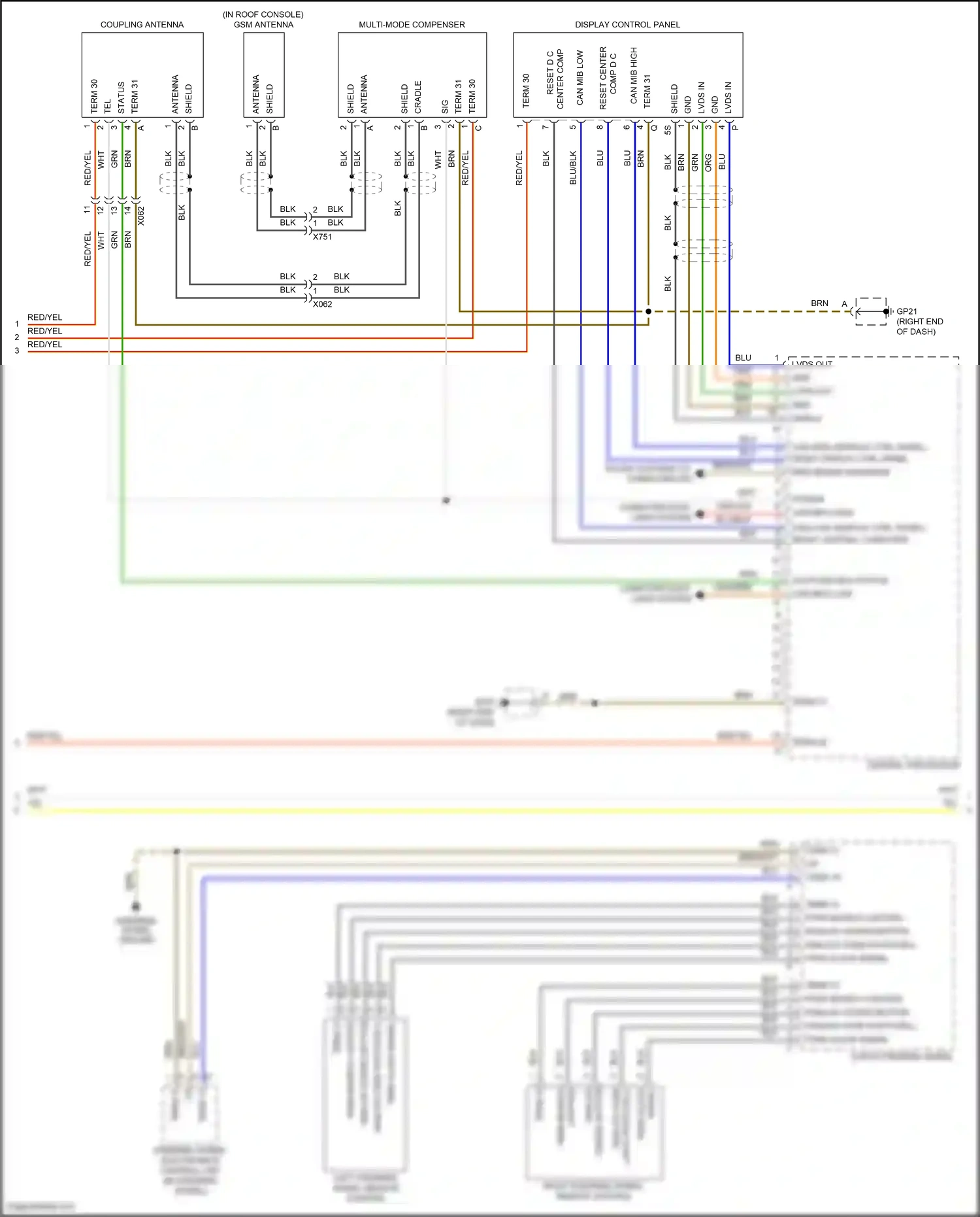 Porsche 911 Carrera 4 991 facelift (2015-2019) coding button wiring diagram  (2 of 4)