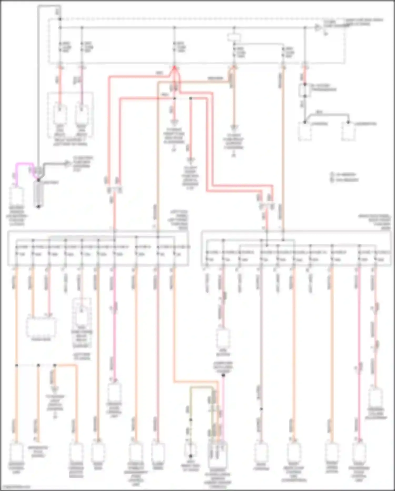 911 Carrera 4 Porsche 992 (2018-2024): Power distribution circuit (1 of 5)
