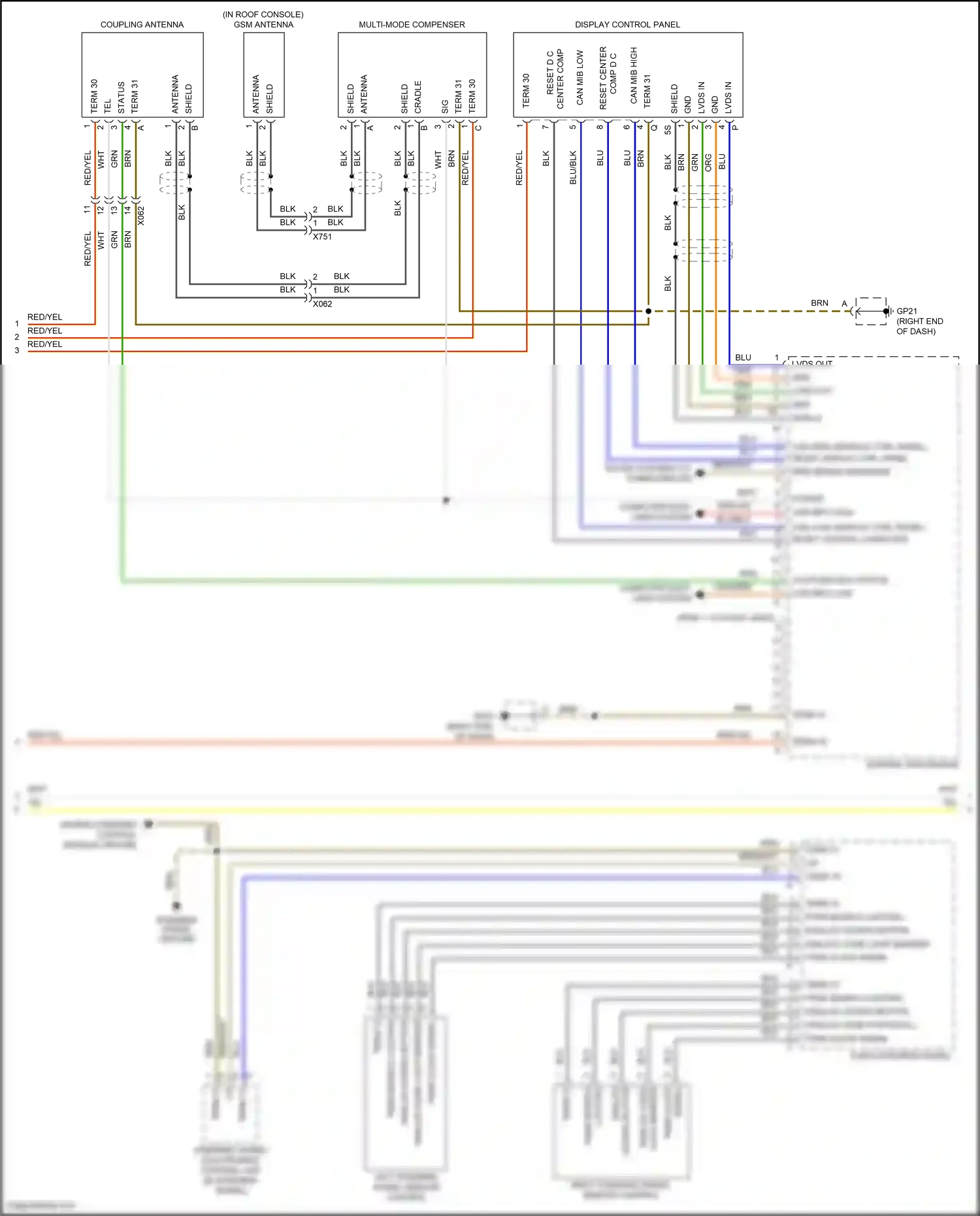 Porsche 911 Carrera 4 992 (2018-2024) coding button wiring diagram  (1 of 4)