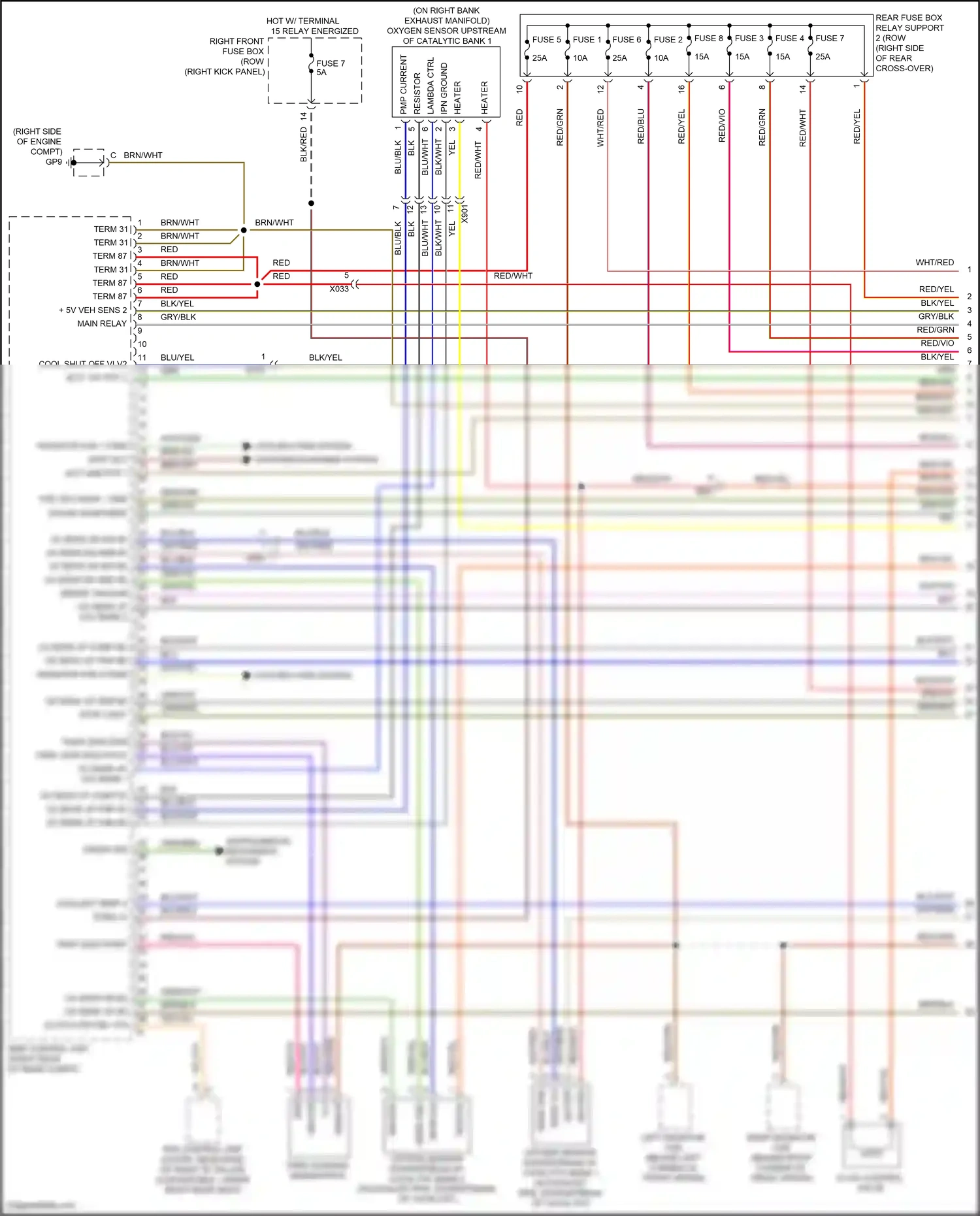 Porsche 911 Carrera 4 992 (2018-2024) lambda ctrl wiring diagram  (1 of 5)