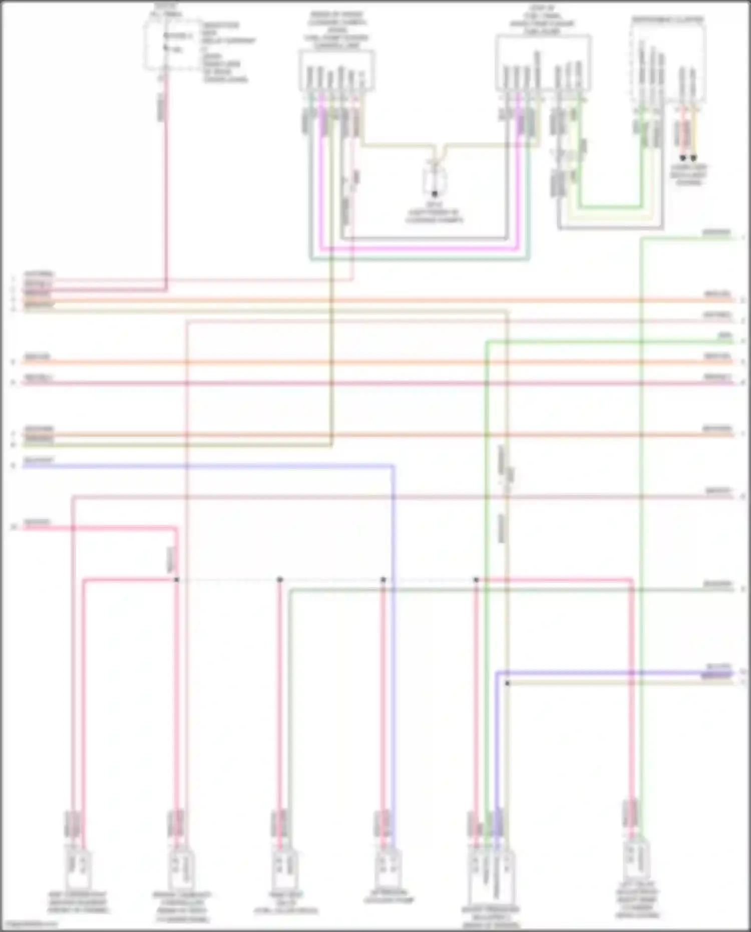 911 Carrera 4S Porsche 991 facelift (2015-2019): Wiring diagram engine performance 3.0l turbo (4 of 7)
