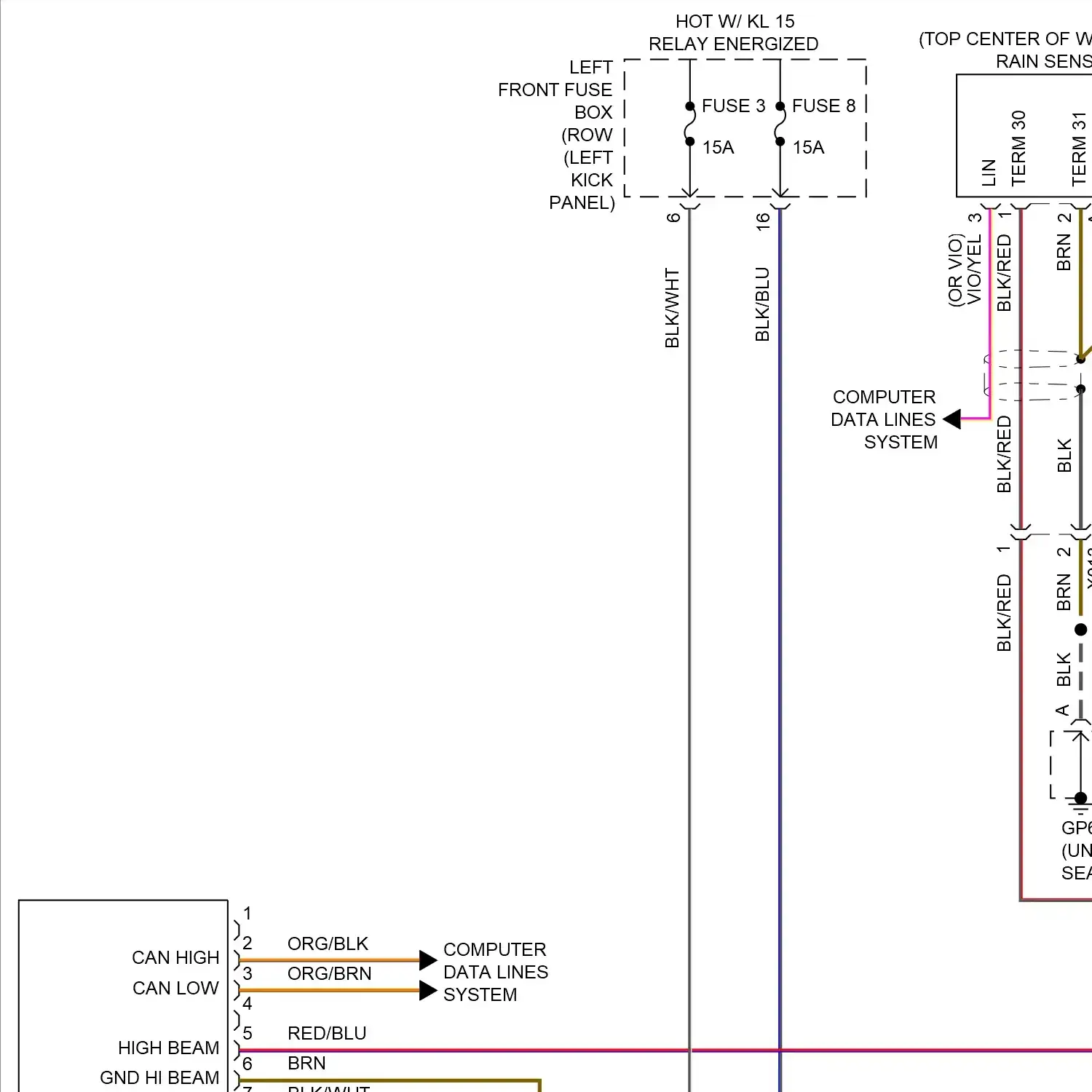 demo - Headlights circuit, w/ led headlights (1 of 2) Headlights circuit, w/ led headlights (1 of 2)