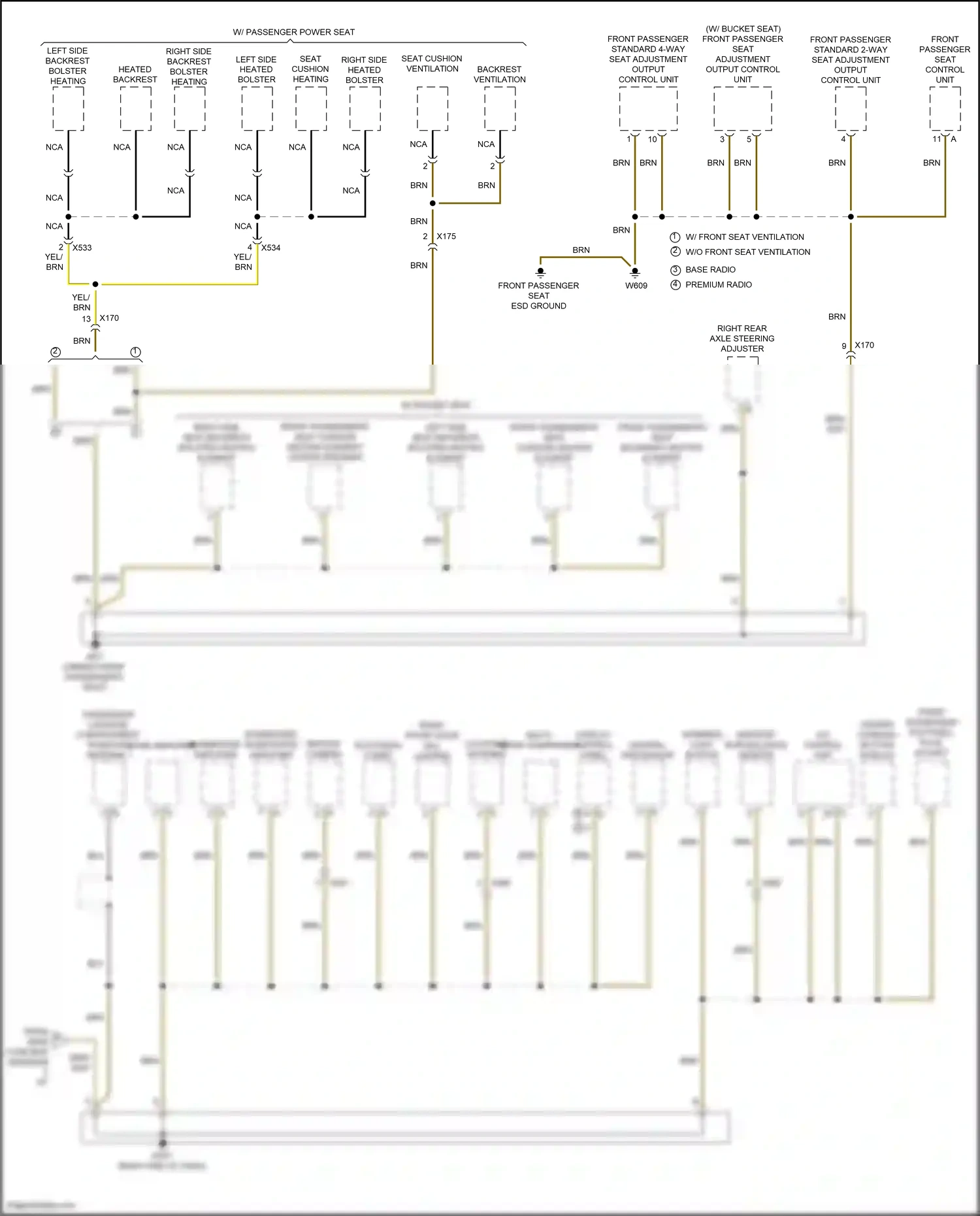 Porsche 911 Carrera 4S 991 facelift (2015-2019) central processor wiring diagram  (4 of 28)