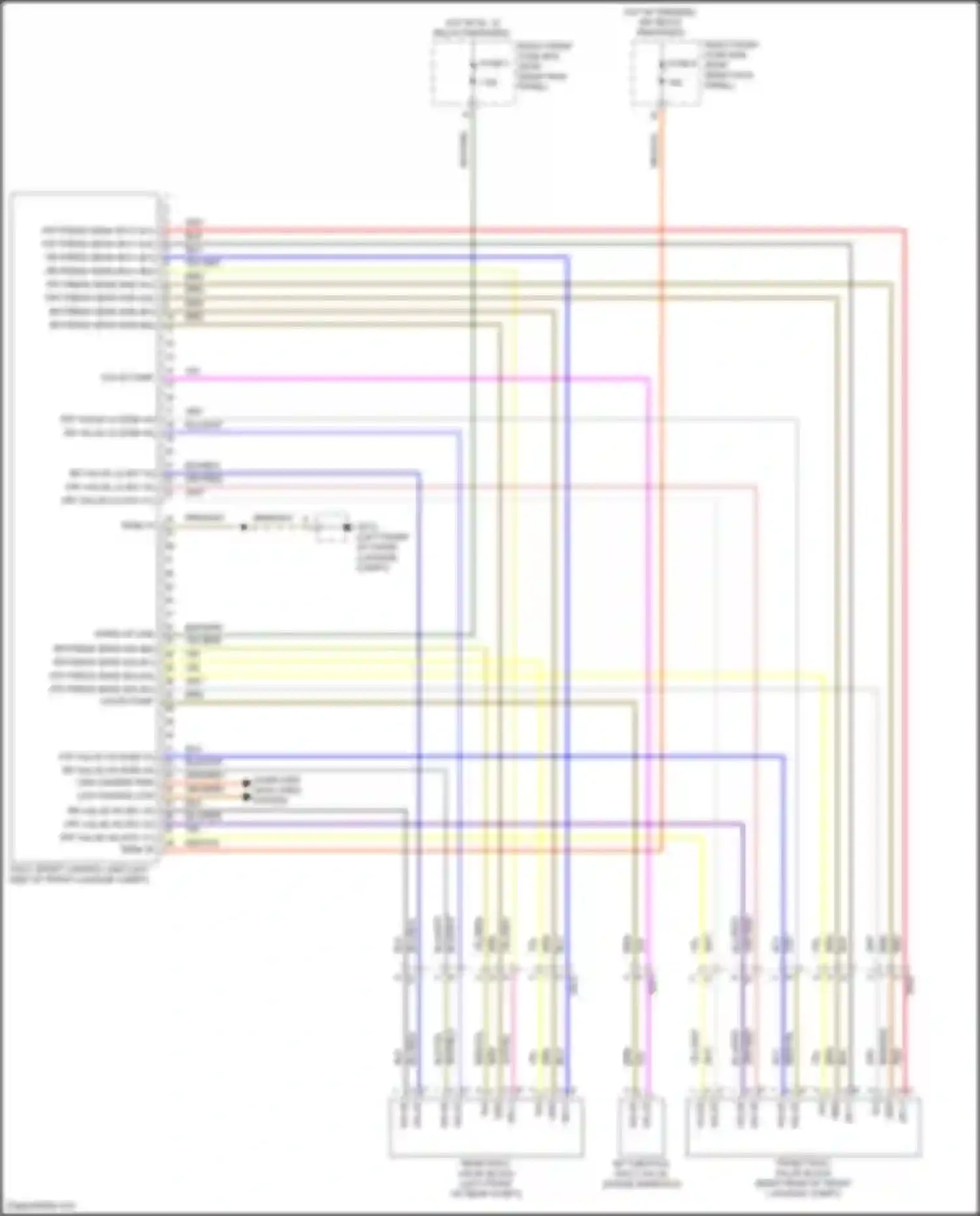 Wiring diagram computer data lines system for Porsche 911 Carrera 4S 991 facelift (2015-2019) (64 of 90)