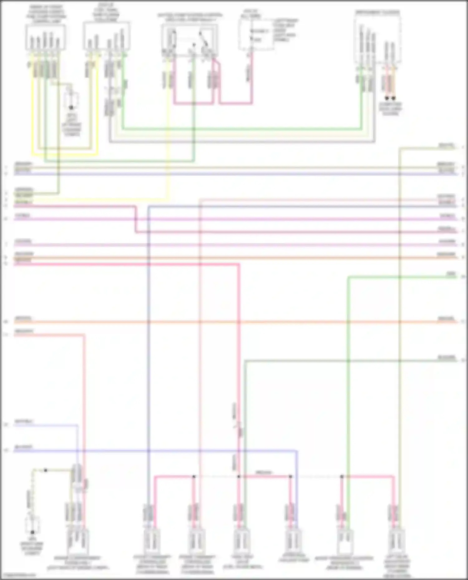 Wiring diagram computer data lines system for Porsche 911 Carrera 4S 991 facelift (2015-2019) (90 of 90)