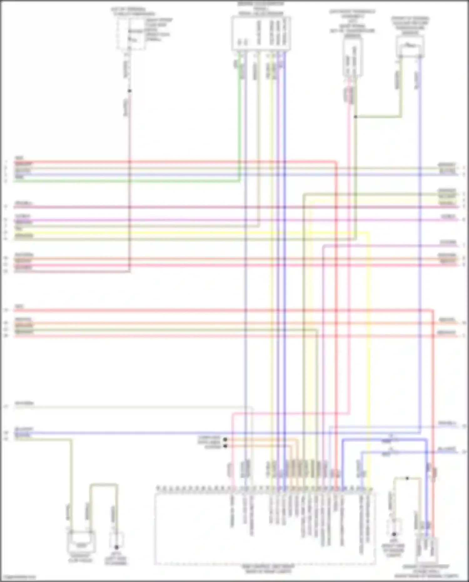 Wiring diagram coolant return temperature sensor for Porsche 911 Carrera 4S 991 facelift (2015-2019) (5 of 5)